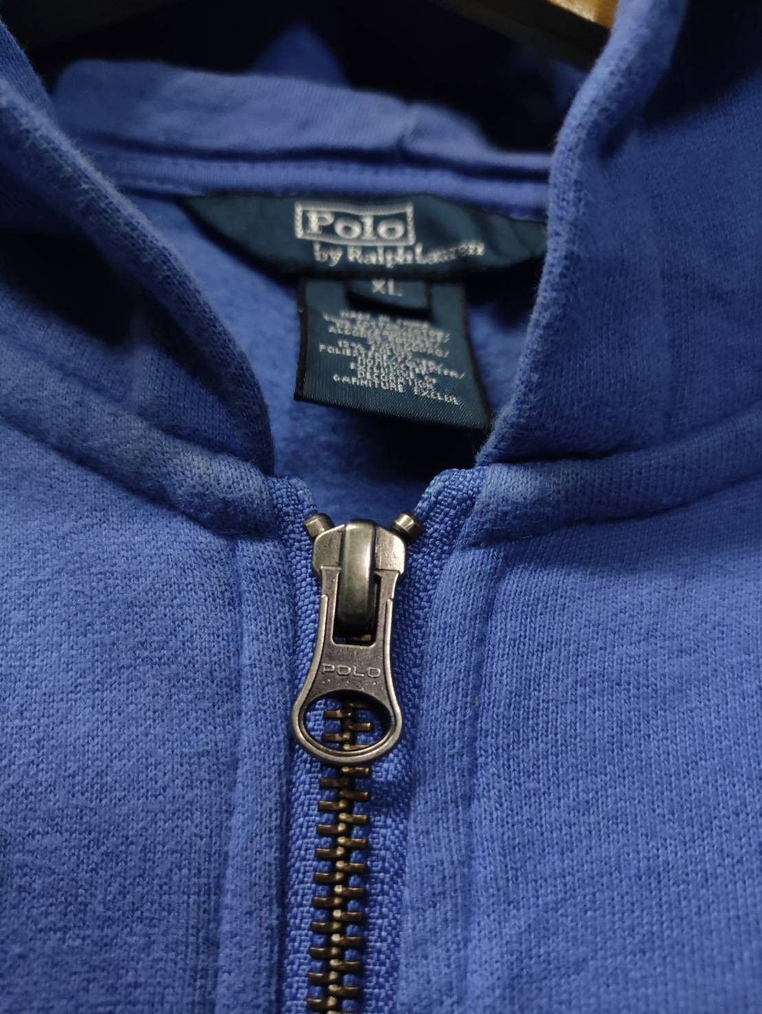 Polo Ralph Lauren Vtg 90's Polo Ralph Lauren Zip Up Hoodie Size US XL / EU 56 / 4 - 6 Thumbnail
