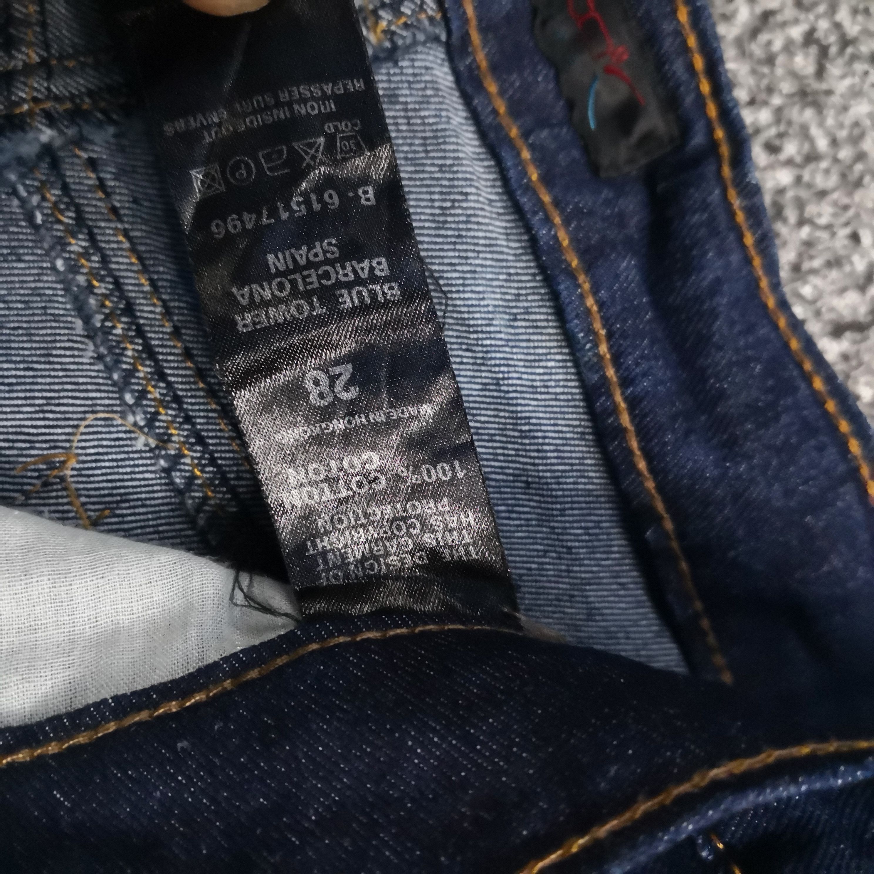 Hysteric Glamour × If Six Was Nine × Japanese Brand Vintage Y2K Baggy Custo Art Paint Denim Flared Size US 30 / EU 46 - 8 Thumbnail