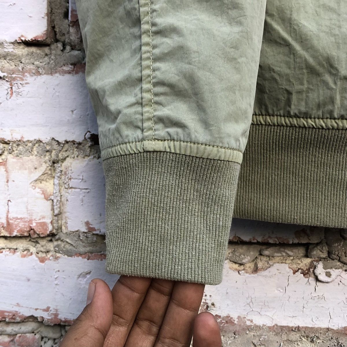C.P. Company Vintage C.P. Company Light Green Chrome Bomber Jacket Size US L / EU 52-54 / 3 - 8 Thumbnail