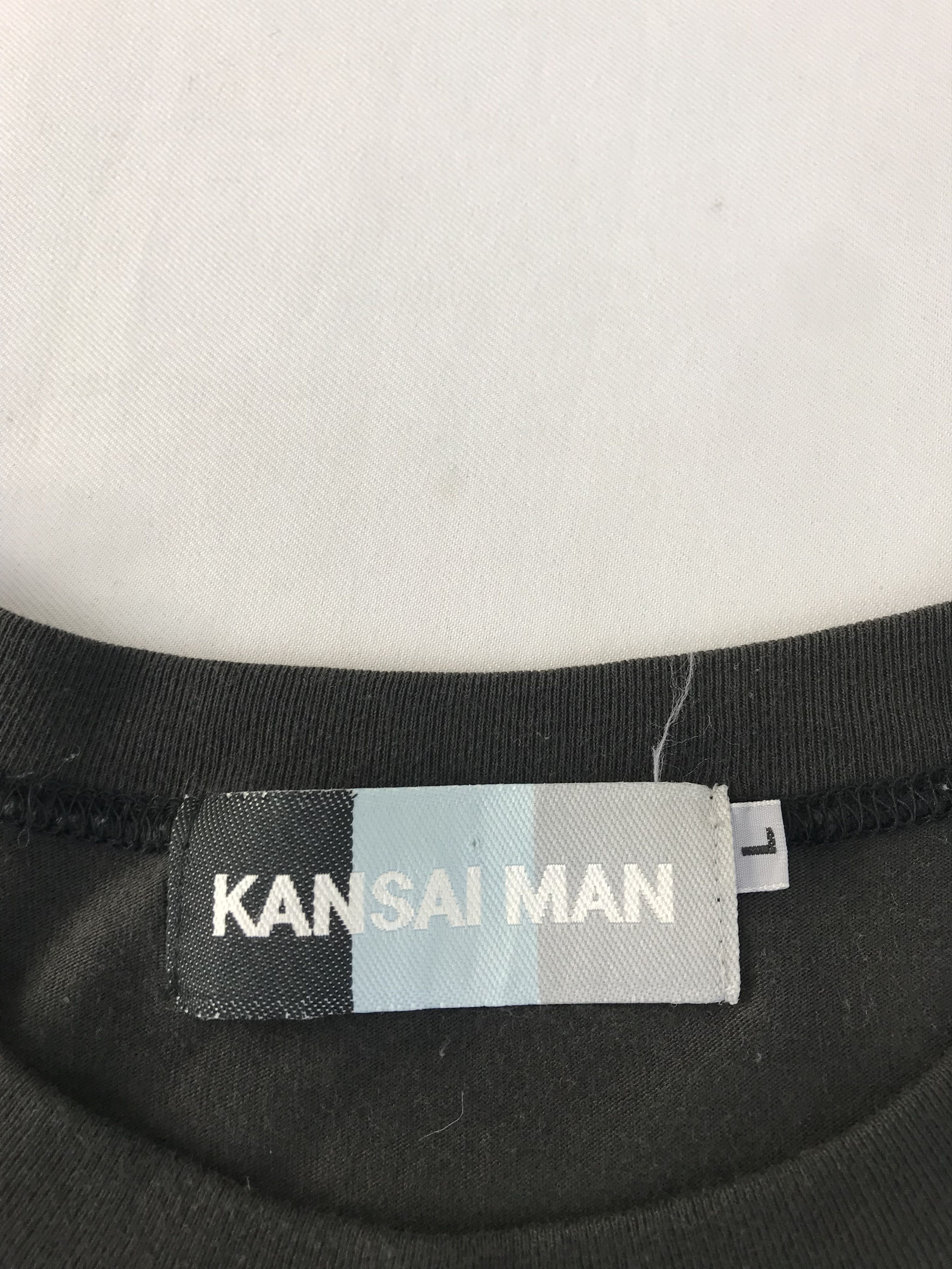 Kansai Yamamoto 90s Kansai Yamamoto Kansai Man Big Logo Tee Size US XL / EU 56 / 4 - 6 Thumbnail