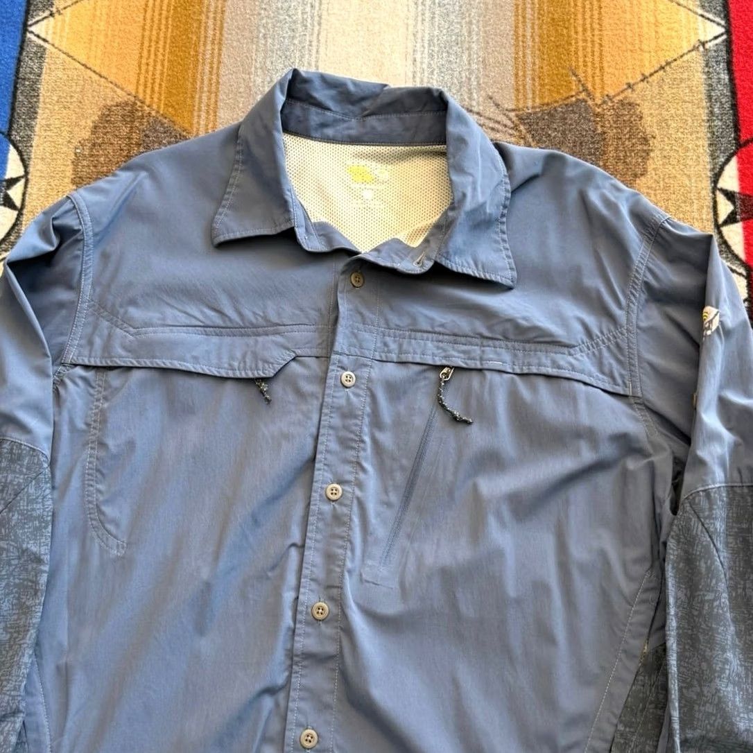 Mountain Hardwear Mountain Hardwear Shirt Mens L Blue Fishing Vented Long Sleeve Quick Dry Size US L / EU 52-54 / 3 - 2 Thumbnail