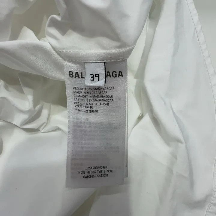 Balenciaga Balenciaga Balenciaga Embroidered Logo Short Sleeve Shirt Size US M / EU 48-50 / 2 - 3 Thumbnail
