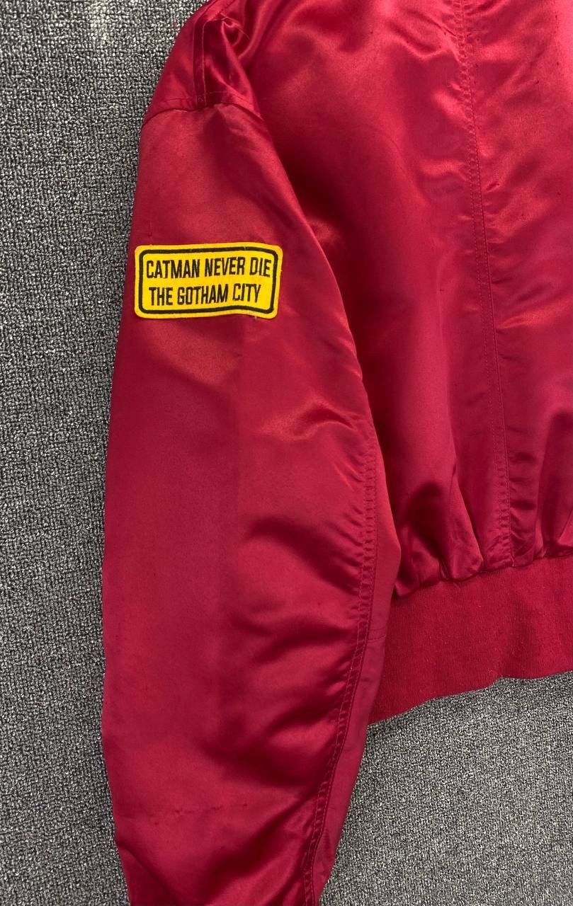 Japanese Brand Vintage Browny U.S Air Force Military Red Bomber Jacket Size M / US 6-8 / IT 42-44 - 13 Thumbnail