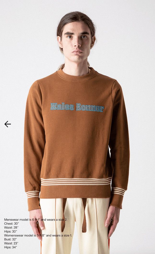 Wales Bonner $500 Wales Bonner Original Sweatshirt Size US XS / EU 42 / 0 - 2 Thumbnail