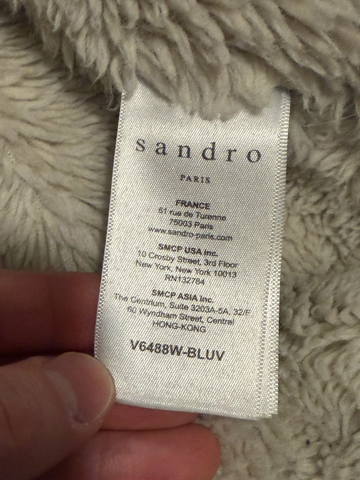 Sandro Sandro trucker faux shearling Size US S / EU 44-46 / 1 - 4 Thumbnail