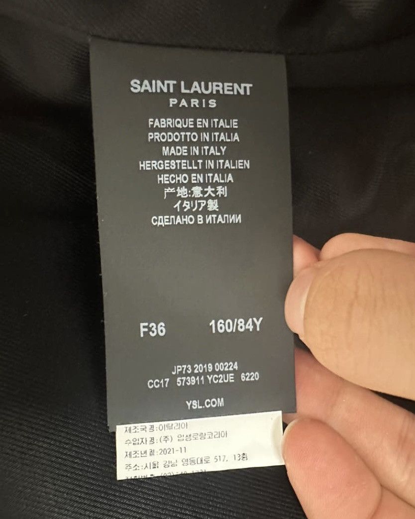 Saint Laurent Paris Saint Laurent Lambskin Leather Bomber Jacket Red Size US S / EU 44-46 / 1 - 5 Thumbnail