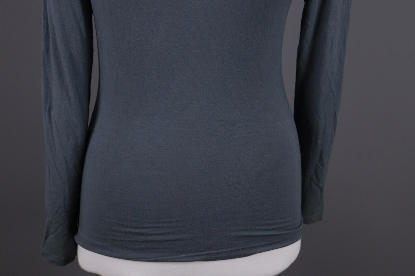 Designer Transit Par Such 361 Gray Summer Top Blouse Size 3 Size M / US 6-8 / IT 42-44 - 12 Thumbnail