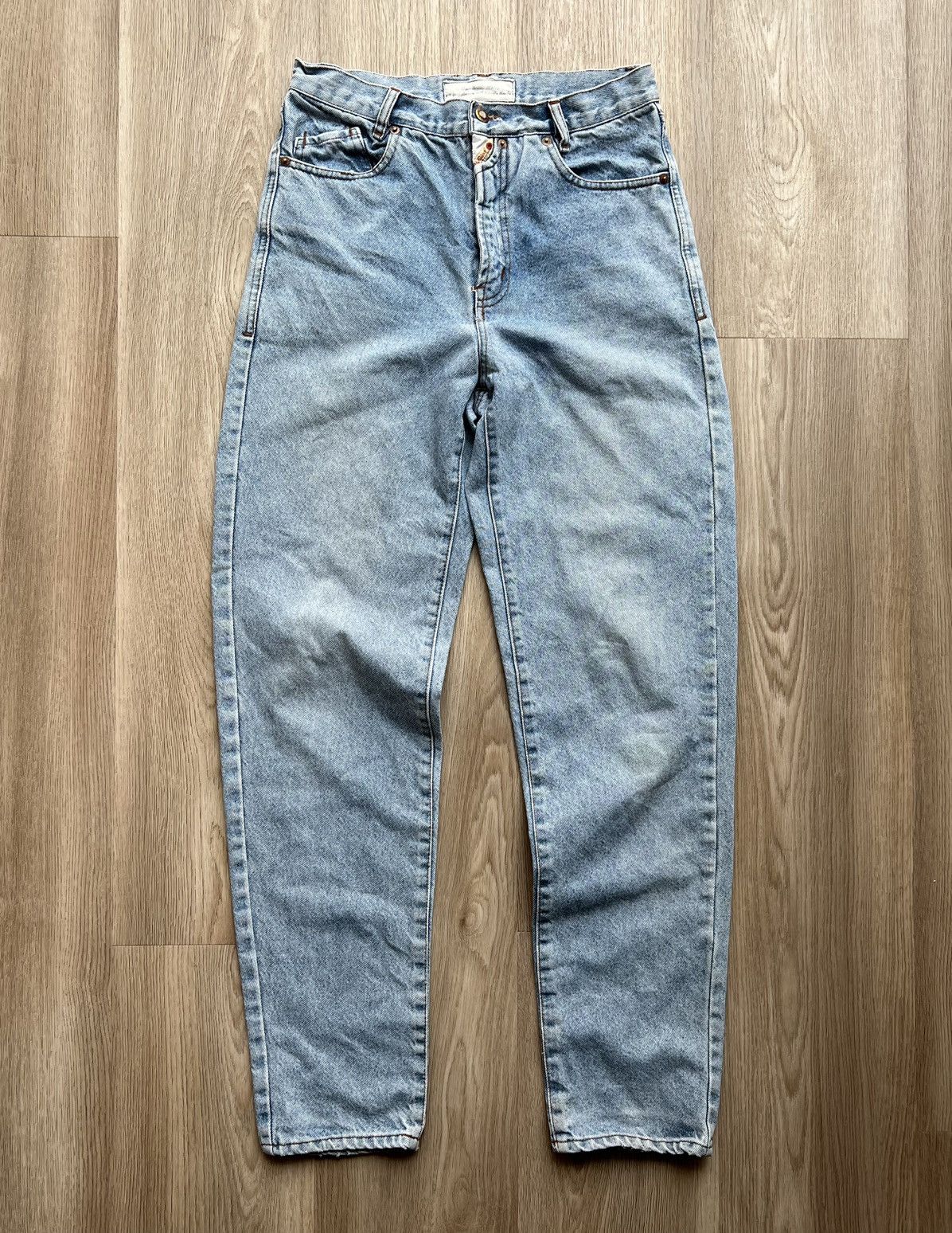 Diesel × Vintage Vintage 90s Diesel Washed Blue Jeans AvantGarde Denim Pants Size US 30 / EU 46 - 1 Thumbnail
