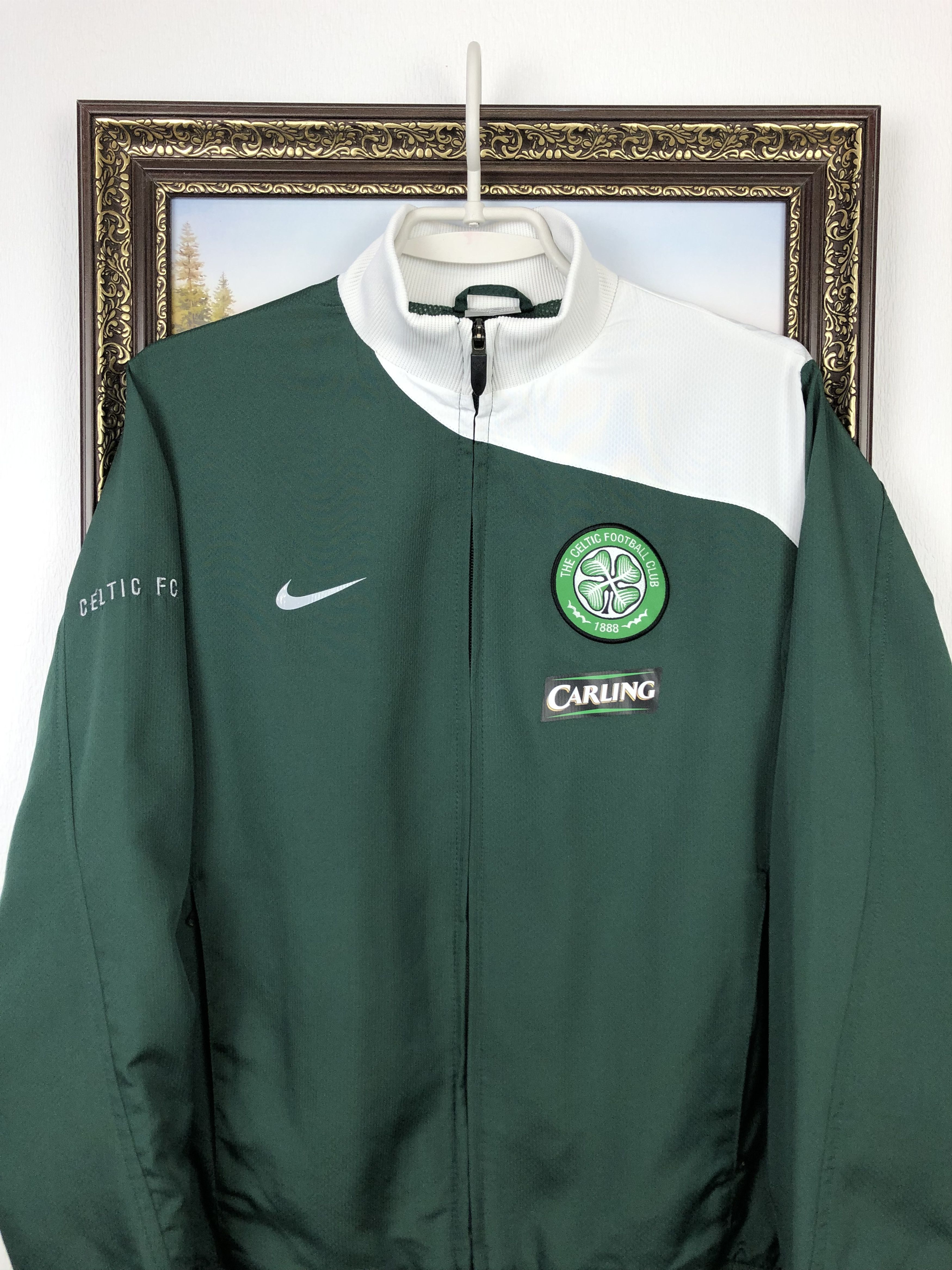 Nike Vintage Nike Celtic Football Jacket Soccer Track Top Mens Size US S / EU 44-46 / 1 - 2 Thumbnail