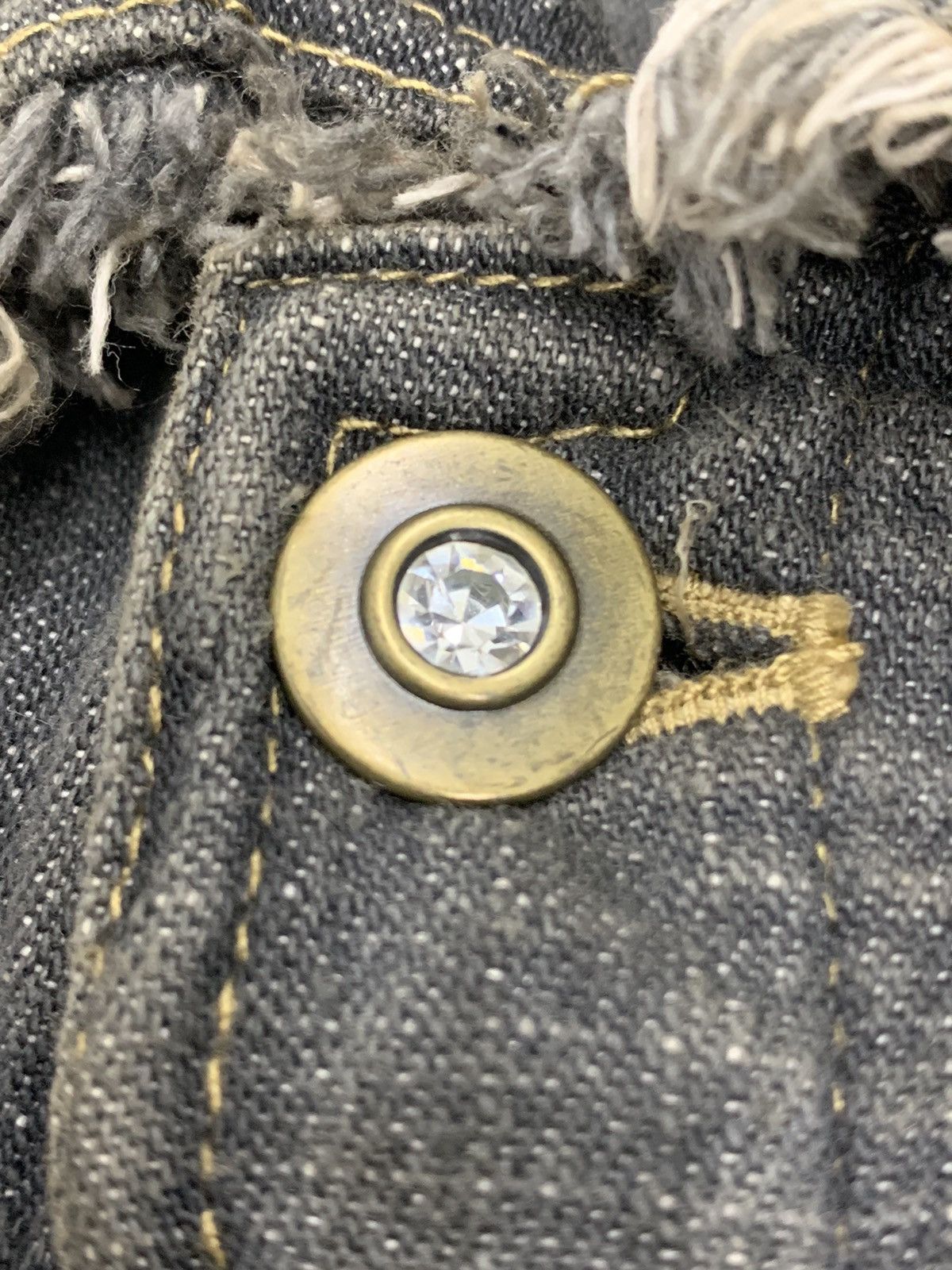 In The Attic Growth LGB Pearl Button In The Attic Fur Denim Size US S / EU 44-46 / 1 - 11 Thumbnail