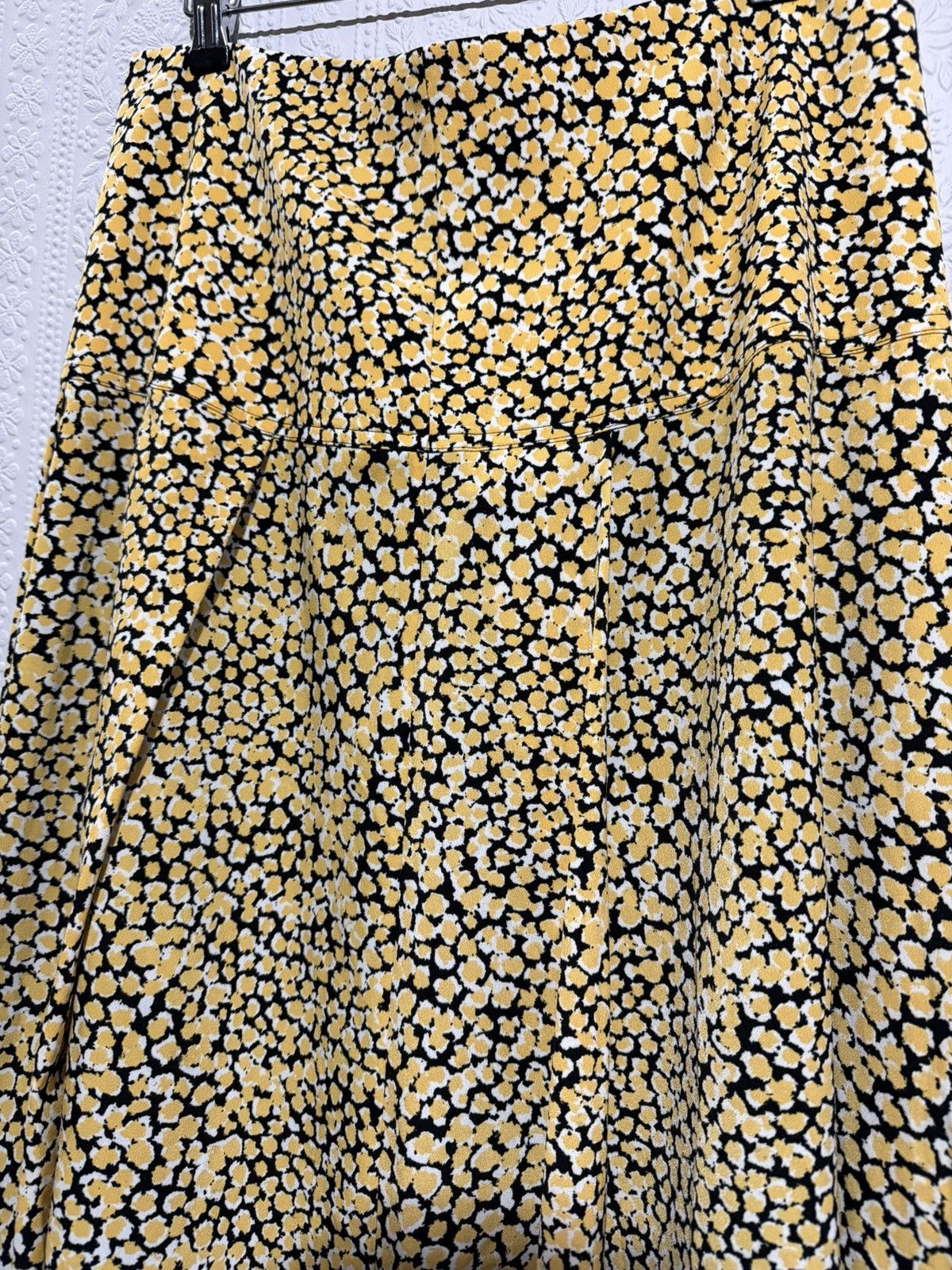 ME+EM ME+EM A-Line Maxi Skirt Size UK 12 US 8 Yellow Black Size 30" / US 8 / IT 44 - 3 Thumbnail