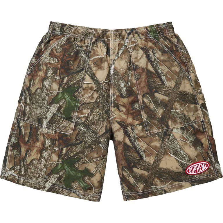 Supreme Supreme Small Box Baggy Mesh Shorts Size (Medium) NEW Camo