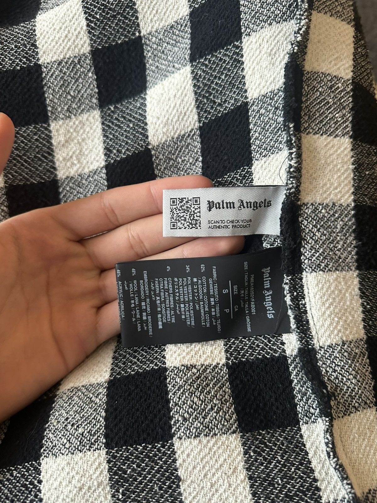 Palm Angels Palm Angels wool shirt Size US S / EU 44-46 / 1 - 7 Thumbnail