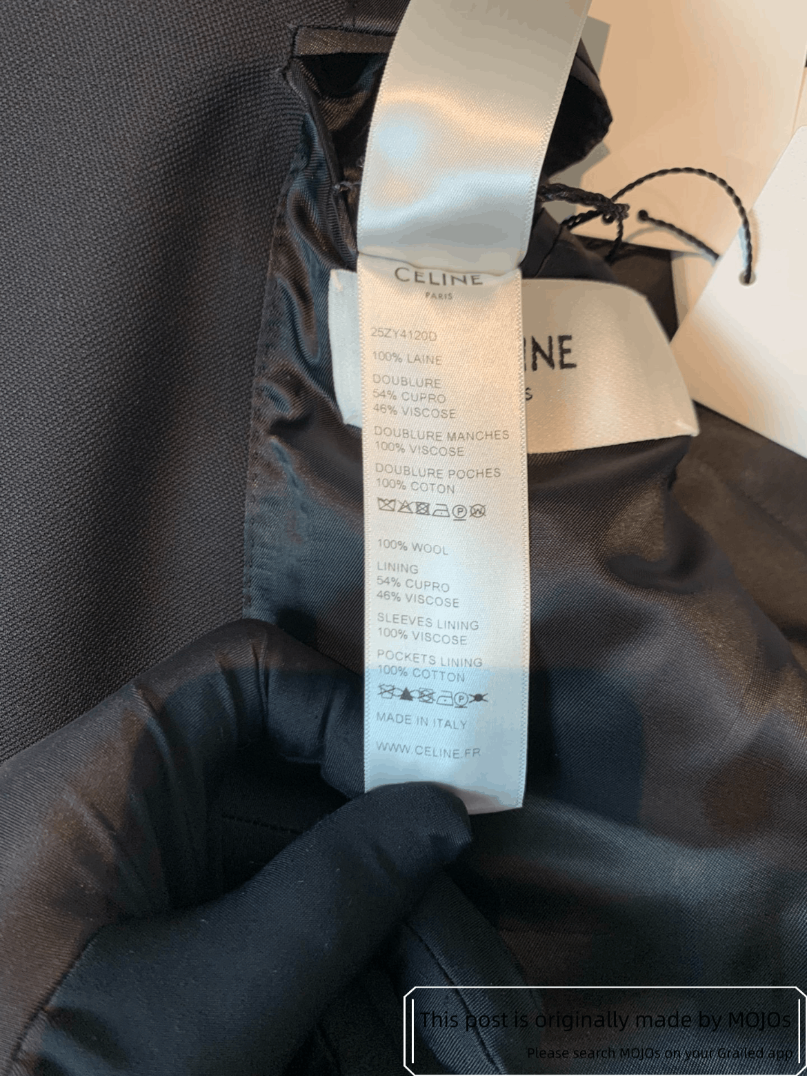 Celine Sz 48 Celine Runway Three Button Jacket Size US M / EU 48-50 / 2 - 5 Thumbnail