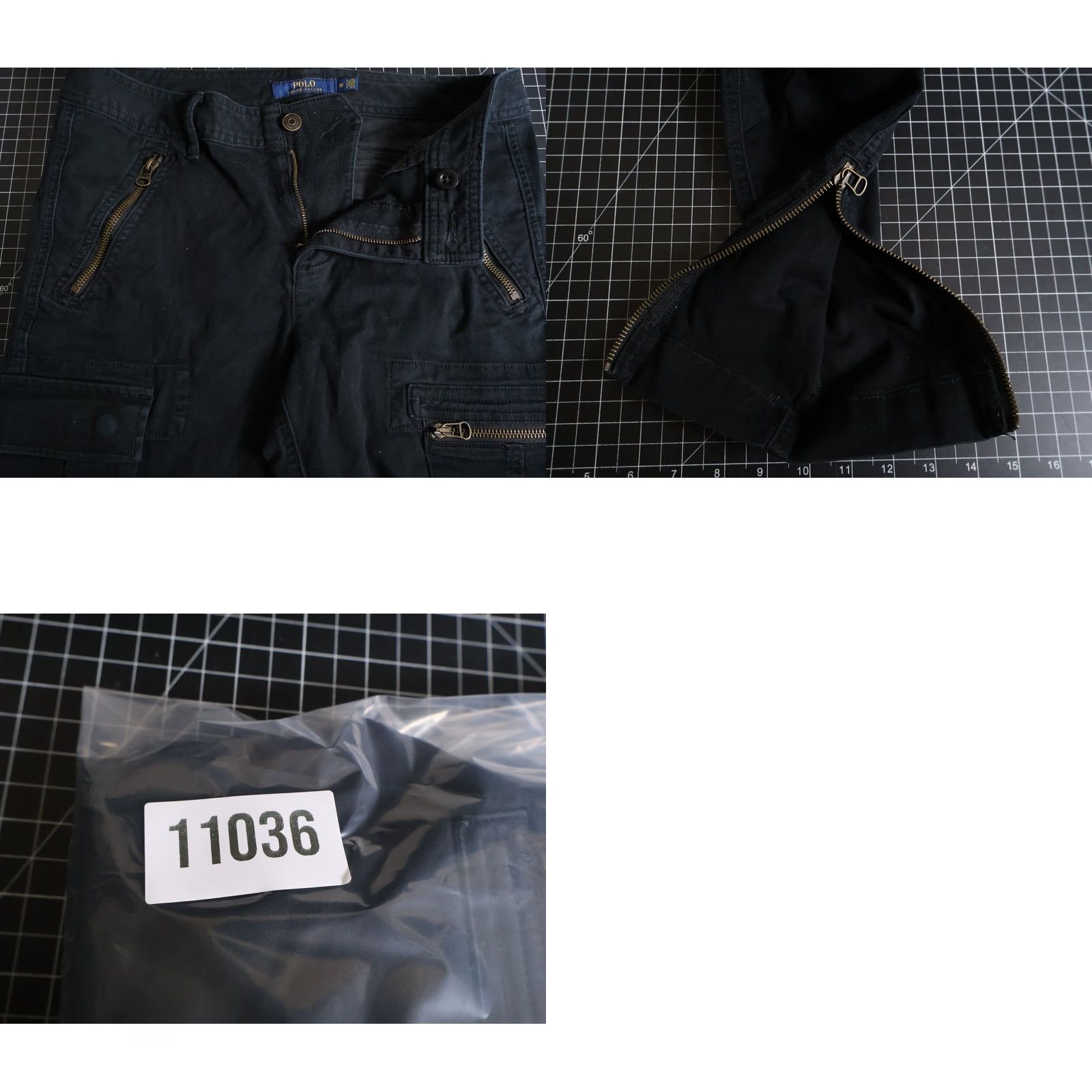 Polo Ralph Lauren Polo Ralph Lauren Pants Women's 10 Zip Cargo Black Gorpcore Military Pockets Casual Modern Size 32" / US 10 / IT 46 - 10 Thumbnail