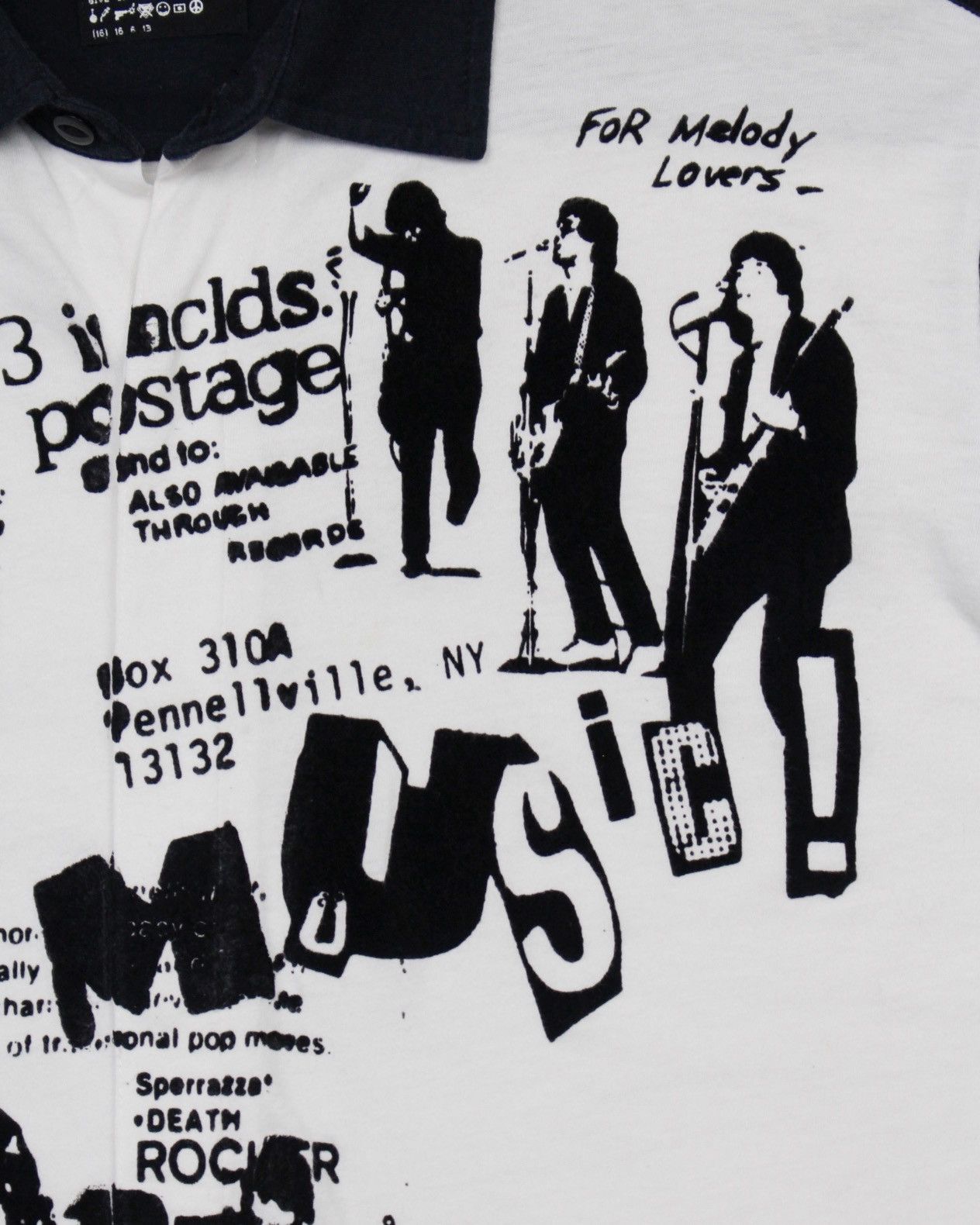 Japanese Brand SS2009 PPFM GRAPHIC MUSIC POLO SHIRT Size US L / EU 52-54 / 3 - 3 Thumbnail