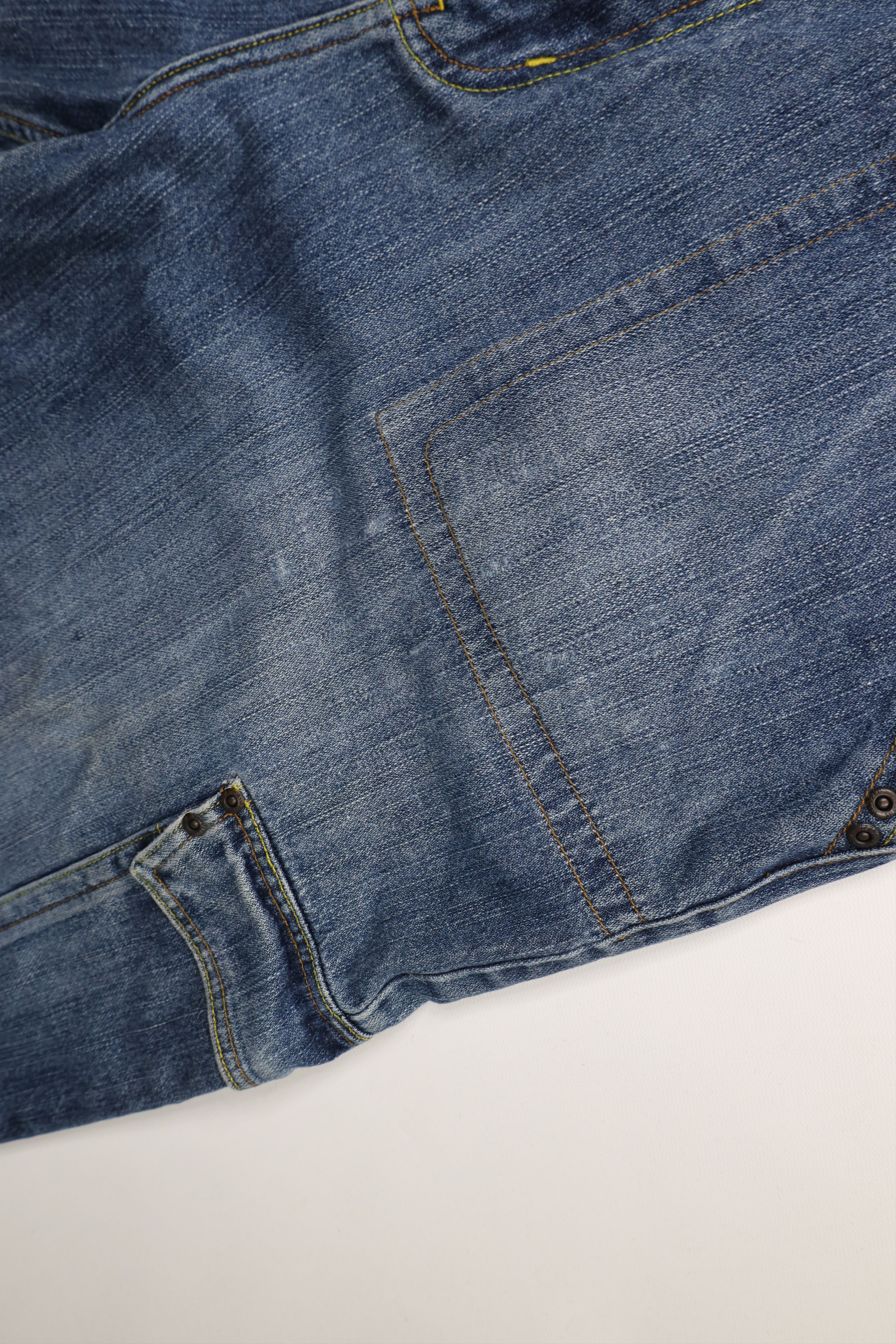 Phat Farm × Vintage Vintage 90s Y2K Phat Farm Baggy Wide Leg Denim Jeans Blue Size US 36 / EU 52 - 7 Thumbnail