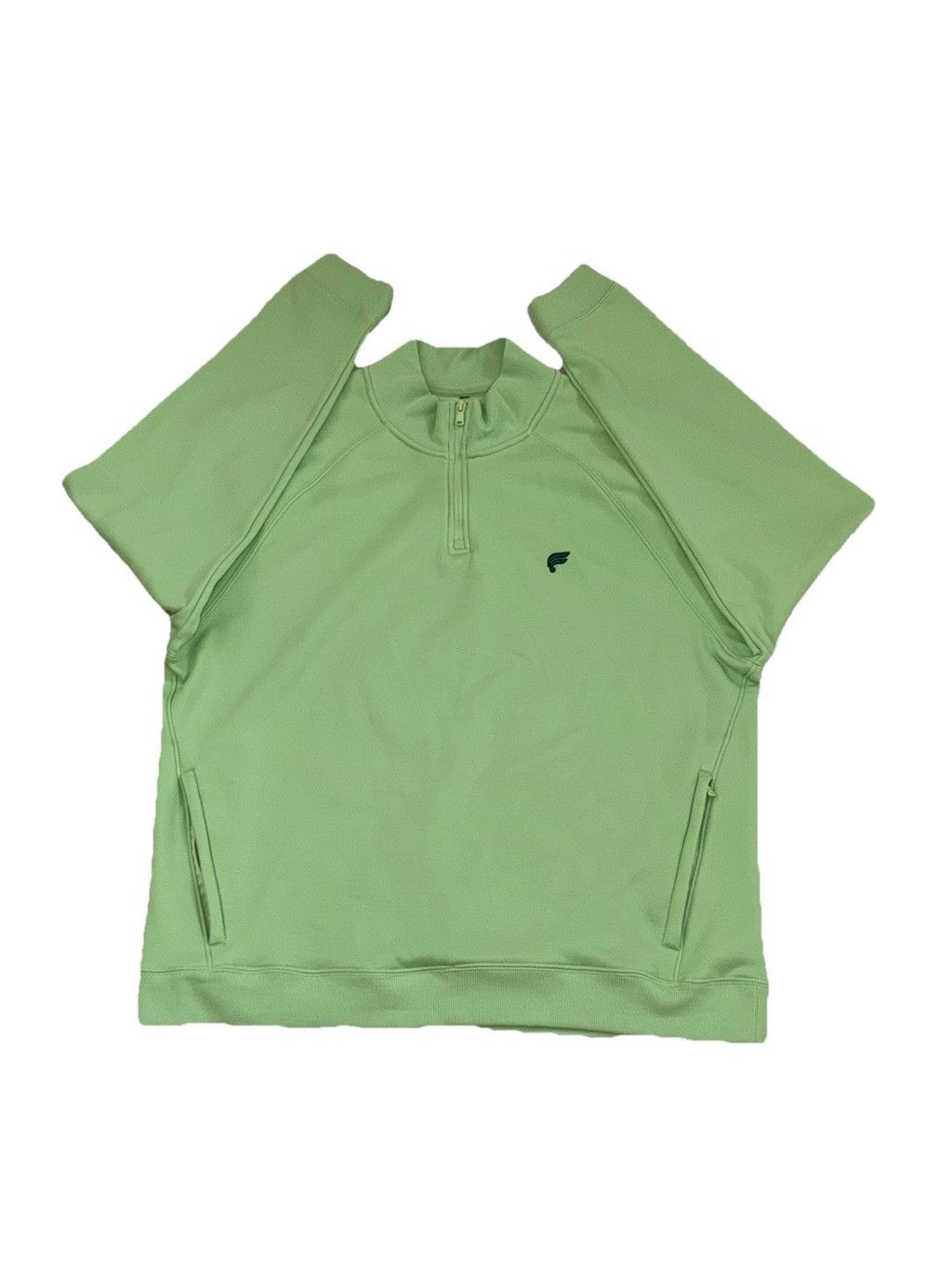 Fabletics FABLETICS THE GO-TO SWEATSHIRT QUARTER ZIP GREEN SIZE 2XL Size US XXL / EU 58 / 5 - 4 Thumbnail