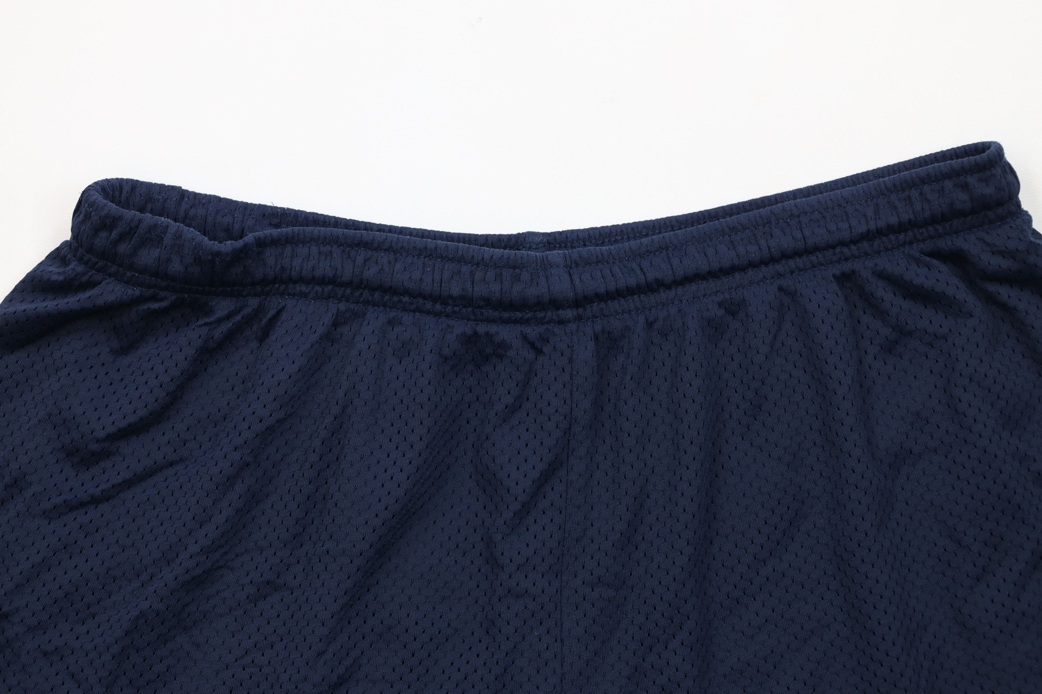 Reebok Vintage 90s Reebok Spell Above Knee Mesh Shorts Navy Blue Size US 34 / EU 50 - 2 Thumbnail