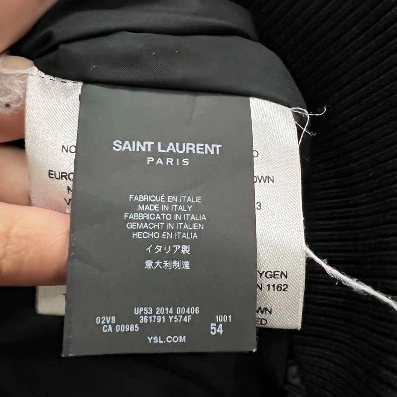 Yves Saint Laurent Saint Laruent Patchwork leather rivet patchwork jacket 2502 Size US L / EU 52-54 / 3 - 3 Thumbnail