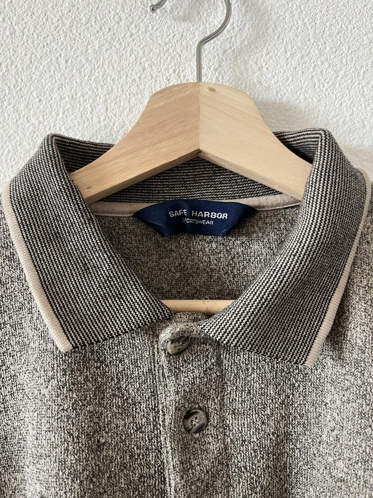 Other Safe Harbor Vintage Knit Polo Sweater Brown Speckled L⁠ Size US L / EU 52-54 / 3 - 2 Thumbnail