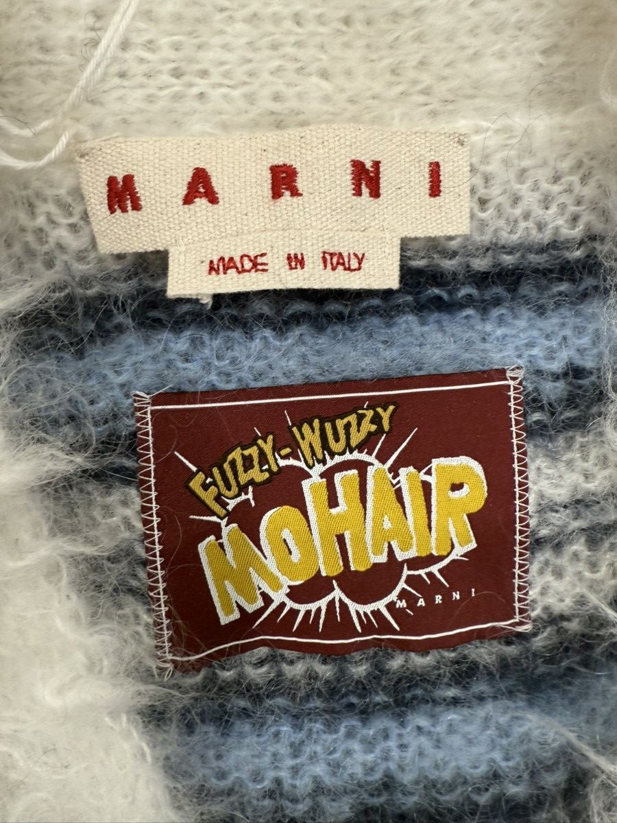 Marni Marni Mohair Textured Striped Cardigan Size US M / EU 48-50 / 2 - 4 Thumbnail