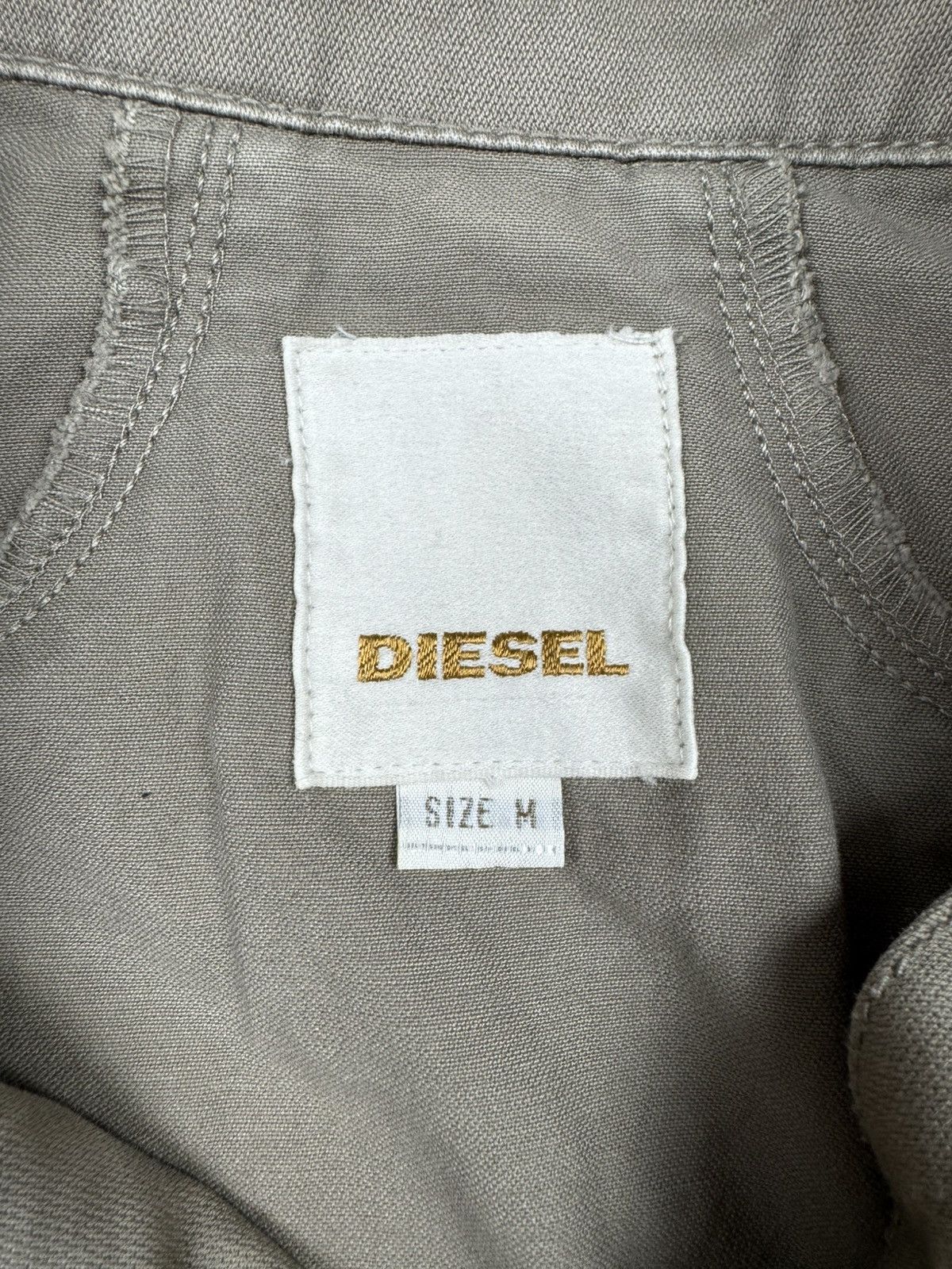 Diesel × Japanese Brand × Vintage Vintage 00s Diesel cropped biker jacket avant-garde design Size M / US 6-8 / IT 42-44 - 12 Thumbnail
