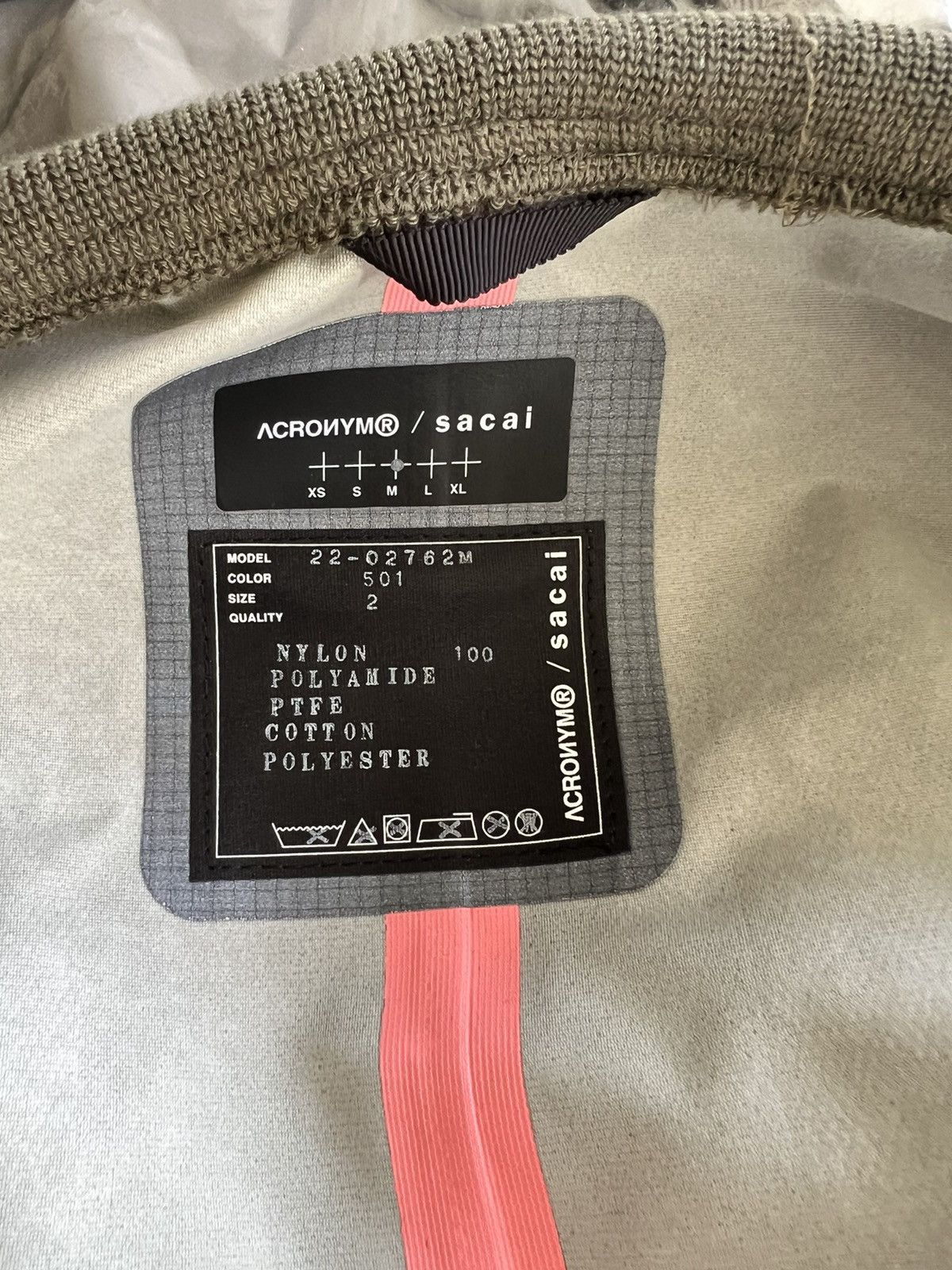 Acronym × Sacai Sacai x Acronym MA-1 Bomber Jacket 22SS size M Size US M / EU 48-50 / 2 - 3 Thumbnail