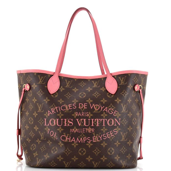 Louis Vuitton Monogram Ikat Neverfull MM Brown