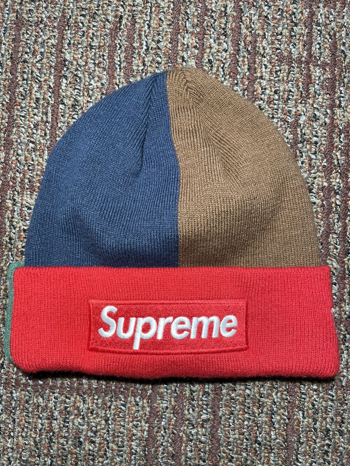 Supreme Supreme New Era Box Logo Beanie FW24 Size ONE SIZE - 1 Thumbnail
