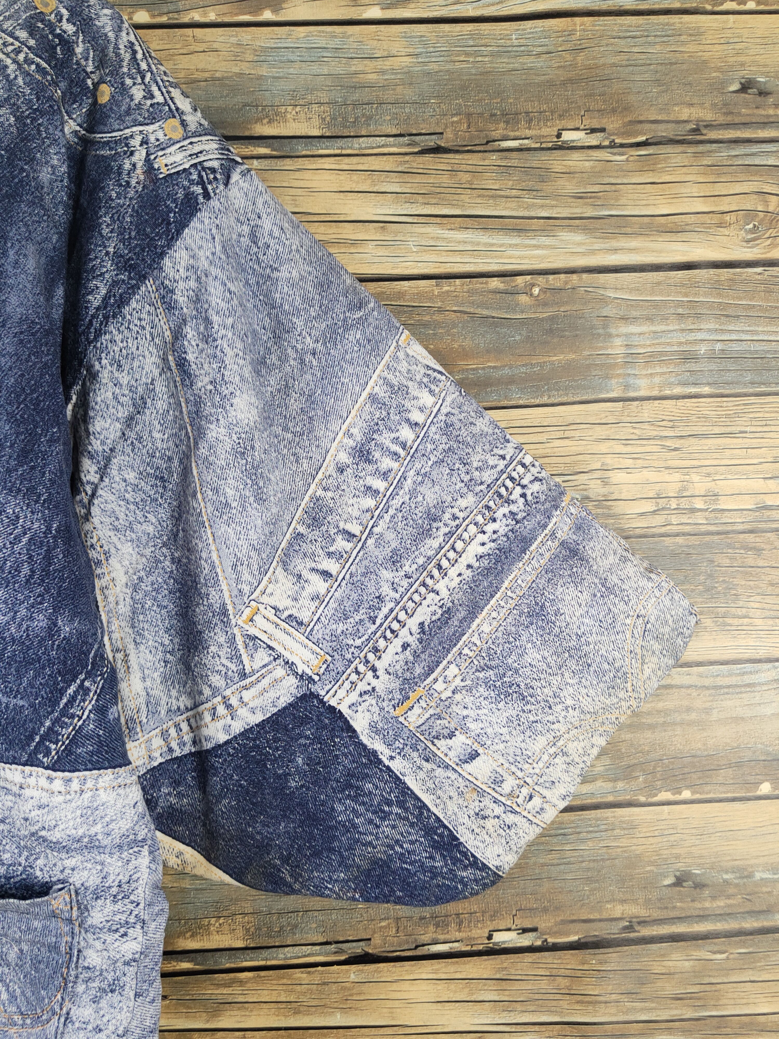 Japanese Brand × Vintage Vintage James Dean ❌ Dear Jimmy Denim Furr Jacket Size US L / EU 52-54 / 3 - 7 Thumbnail