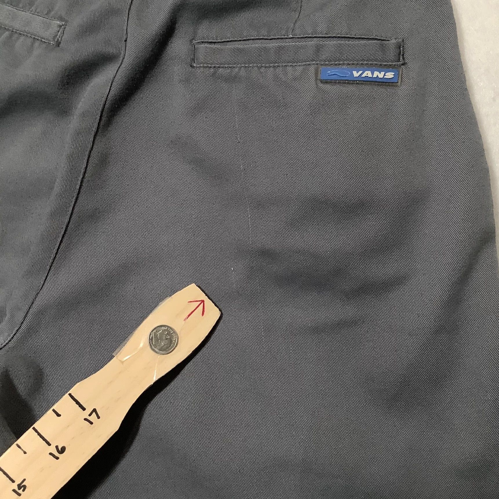 Vans VANS Chino Shorts Size 28 Mens Gray Flat Front 5-Pocket Board Skater Casual Denim? Size US 28 / EU 44 - 7 Thumbnail