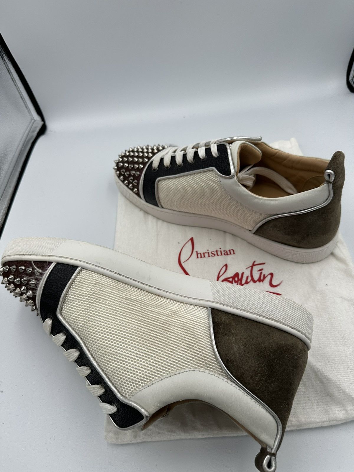 Christian Louboutin Christian Louboutin Low Top Sneakers Size US 13 / EU 46 - 10 Thumbnail