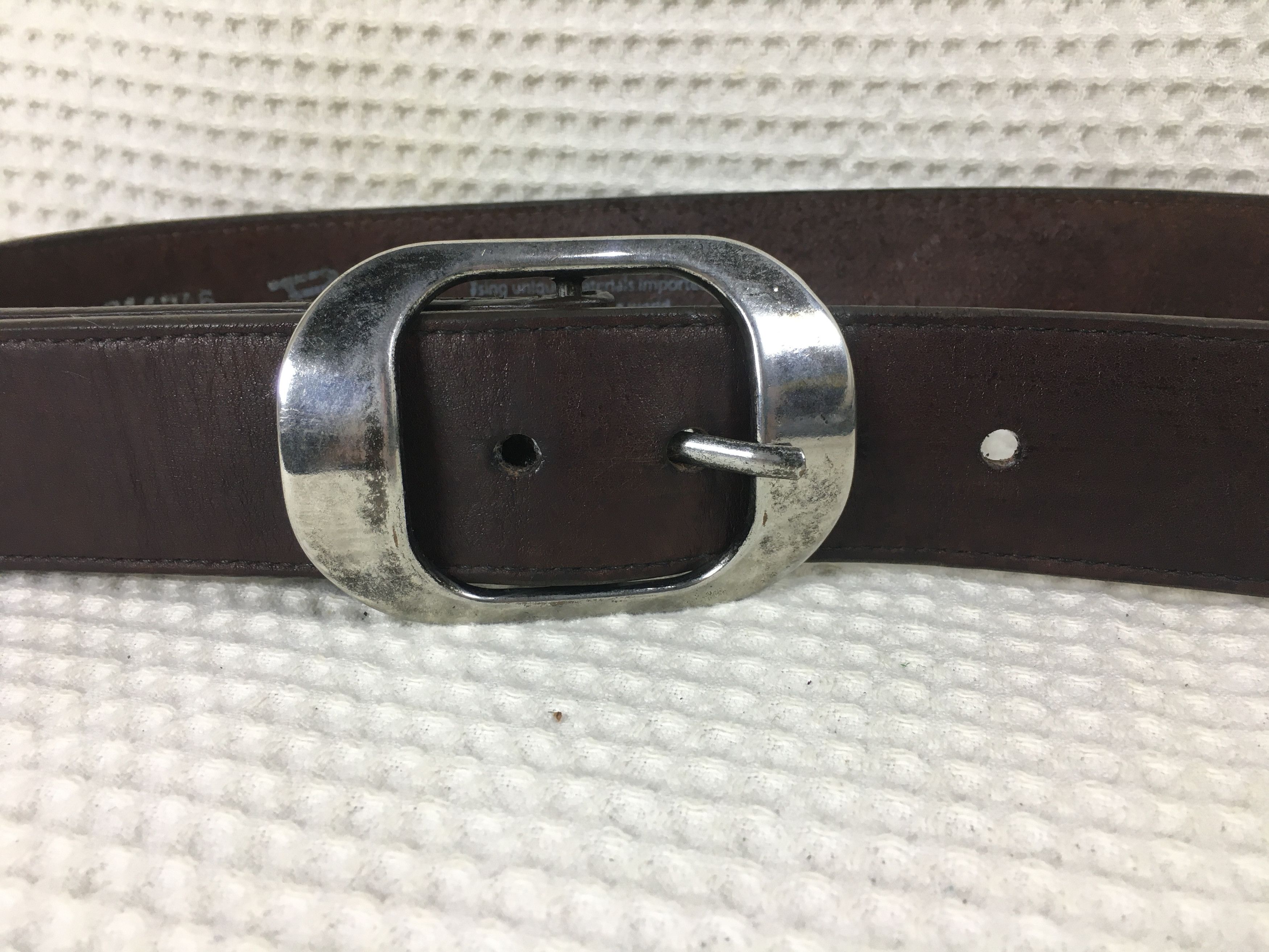 Vintage Bent Rail Belt Size 36 - 2 Thumbnail
