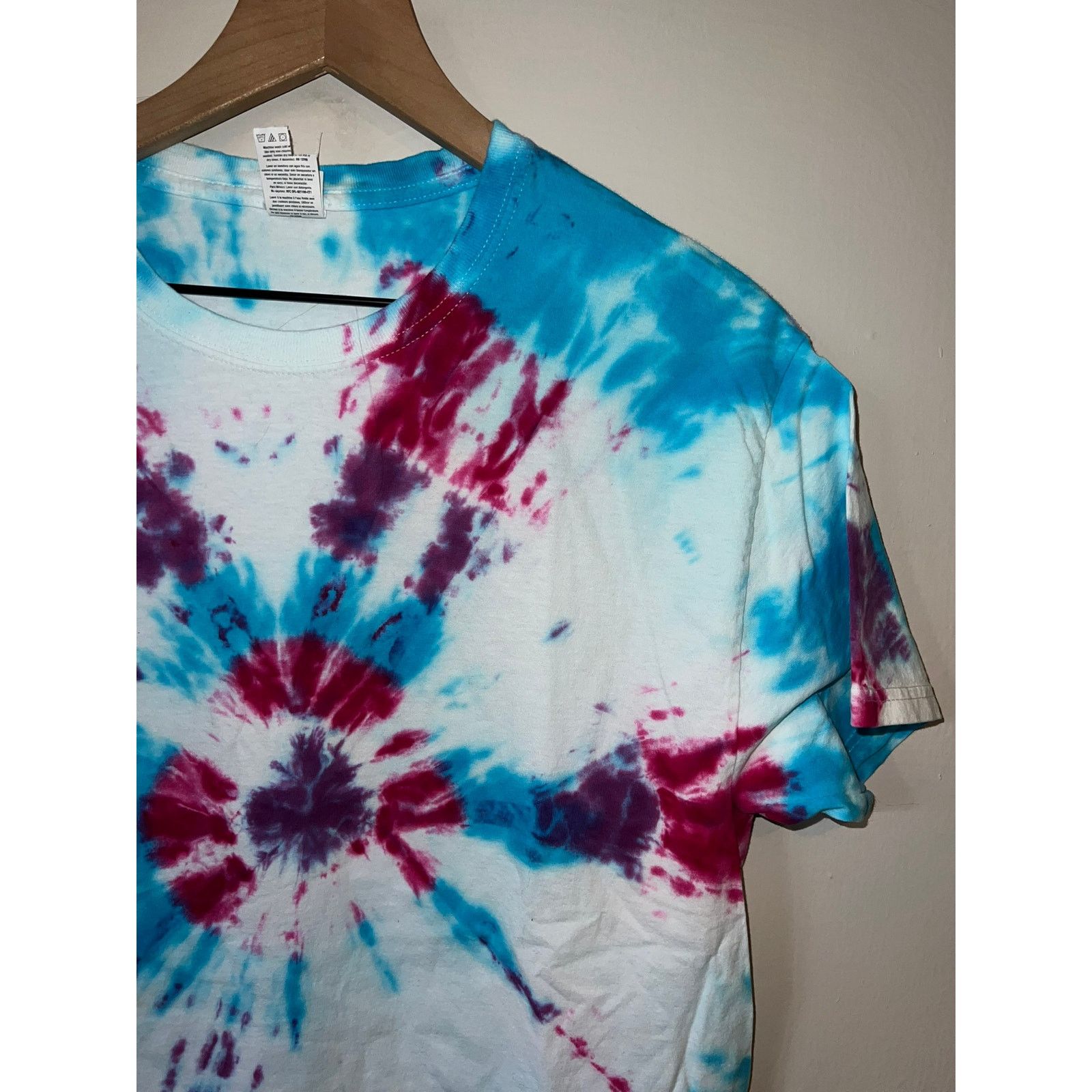 Fruit Of The Loom Vintage Fruit Of The Loom Tie Dye Shirt Blue Tee VTG M Size US M / EU 48-50 / 2 - 3 Thumbnail