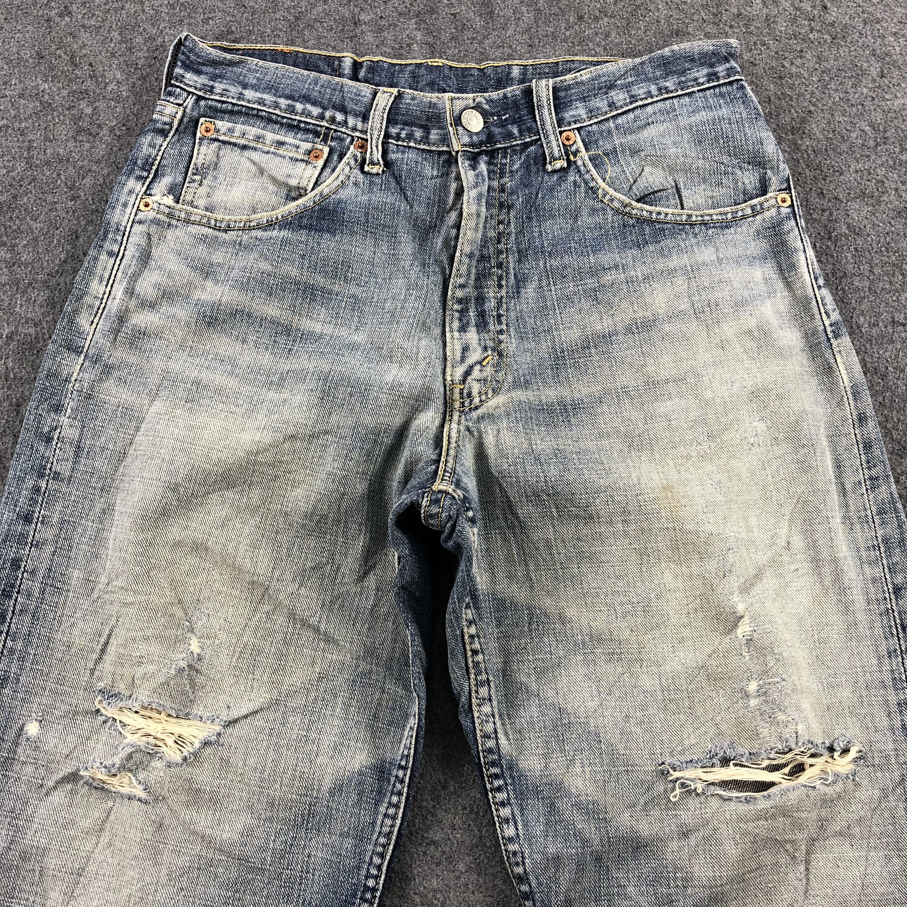 Levi's × Vintage 90s Vintage Blue Wash Levis 539 Jeans-JM2046 Size US 31 - 3 Thumbnail