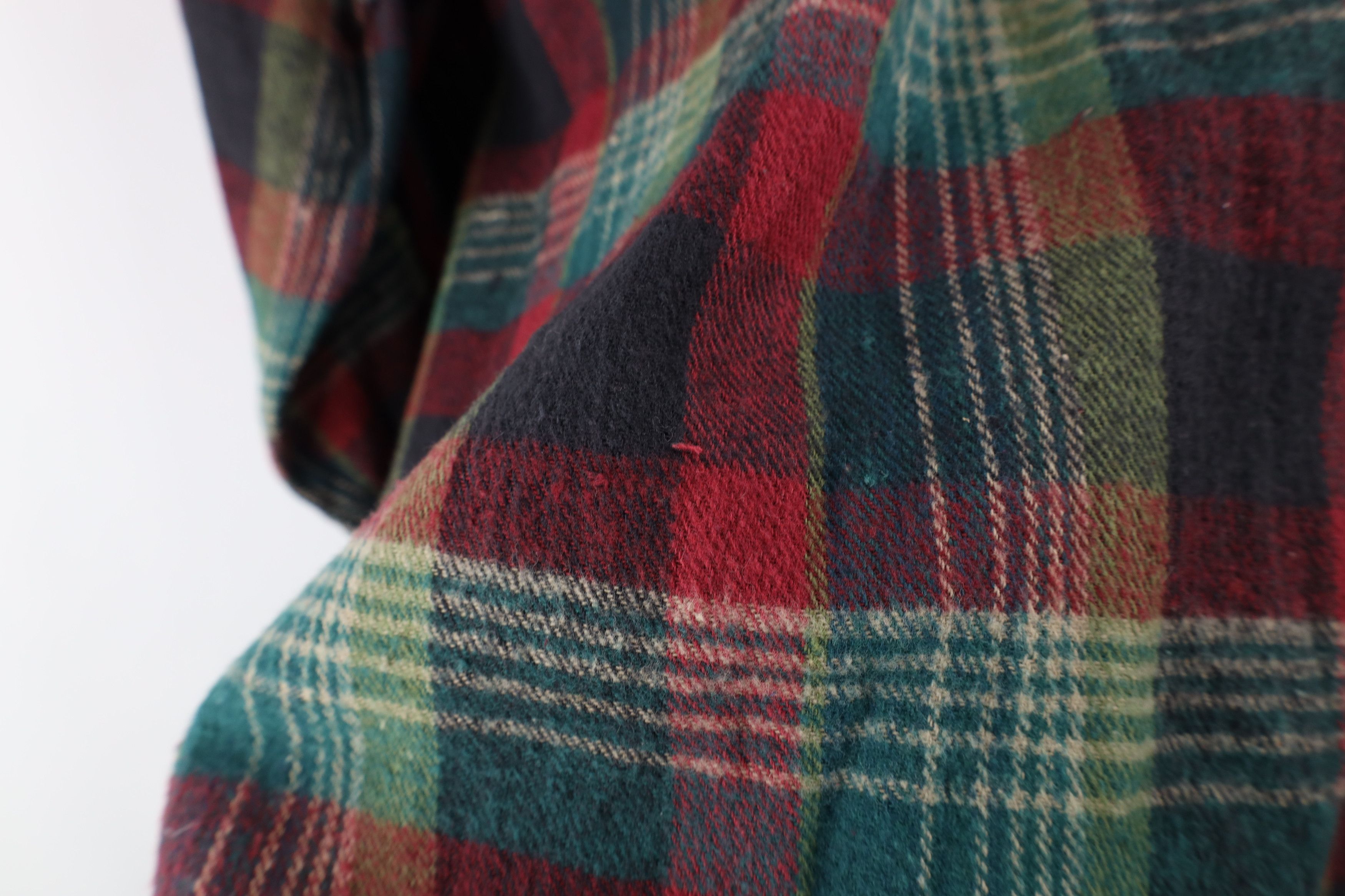 Vintage Deadstock Vintage 90s Streetwear Plaid Flannel Button Shirt Size US M / EU 48-50 / 2 - 10 Thumbnail