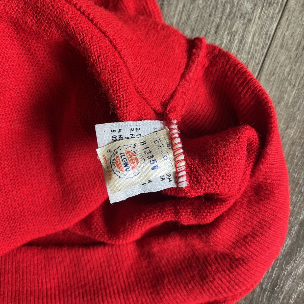 Lacoste × Vintage Vintage 1970s Izod Lacoste Acrylic Cardigan Sweater Red V Size US M / EU 48-50 / 2 - 4 Thumbnail