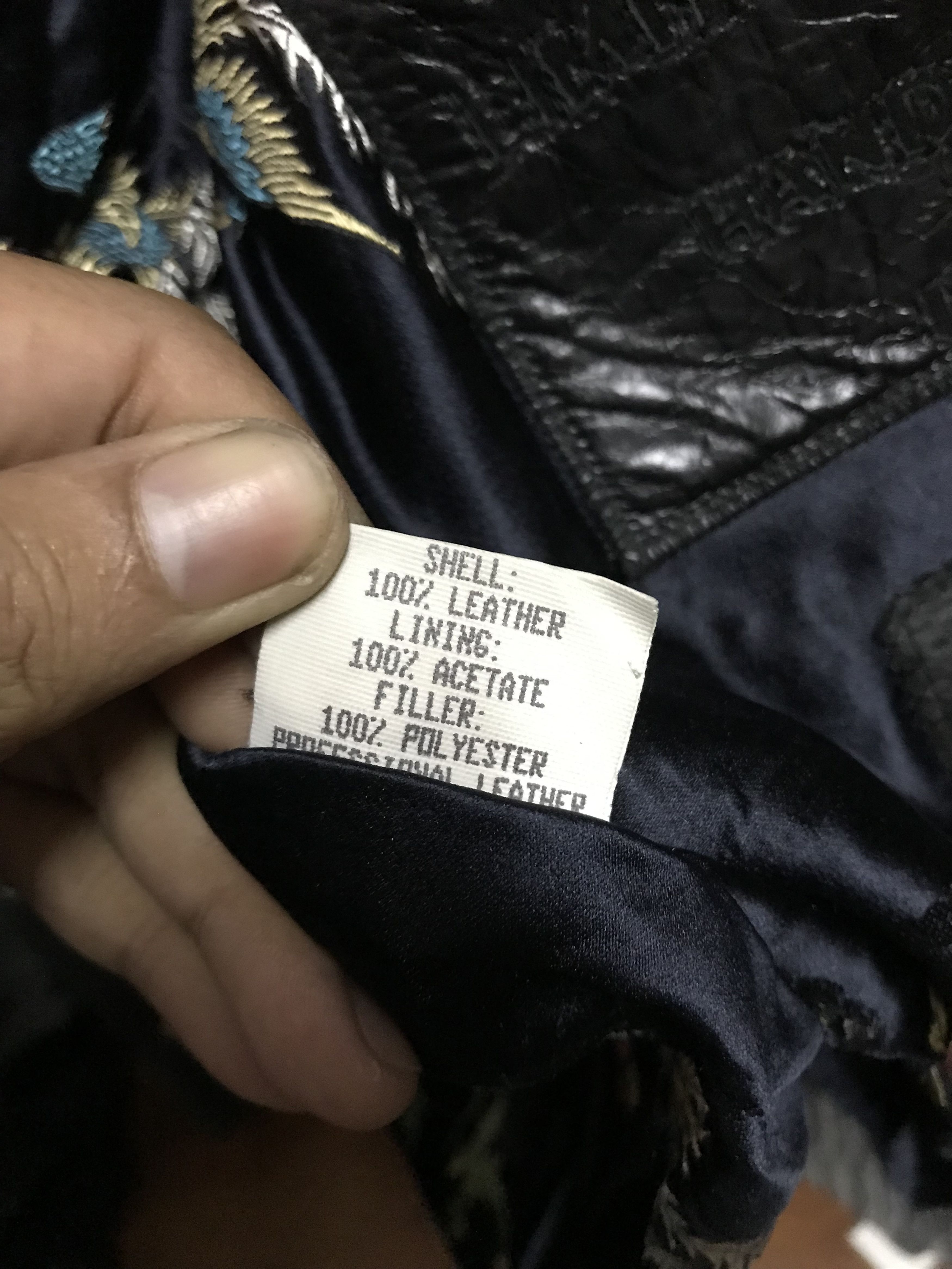 A&G Rock VINTAGE AMAL GUESSOUS TRUCKER LEATHER STERLING BLACK JACKET Size US S / EU 44-46 / 1 - 7 Thumbnail