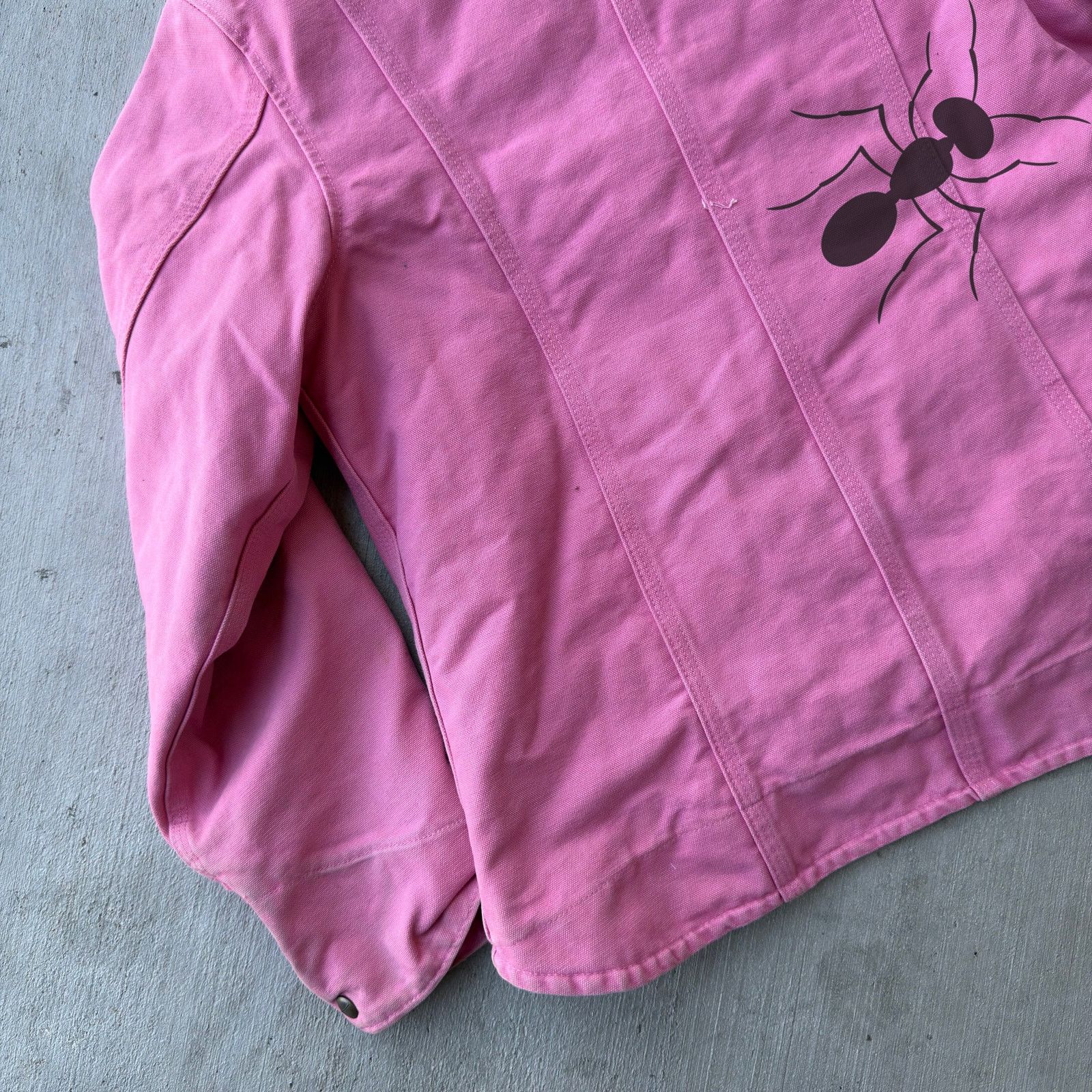 Carhartt × Vintage Vintage Y2K Carhartt WOMENS WJ022 PKR pink Arctic jacket Size US L / EU 52-54 / 3 - 7 Thumbnail