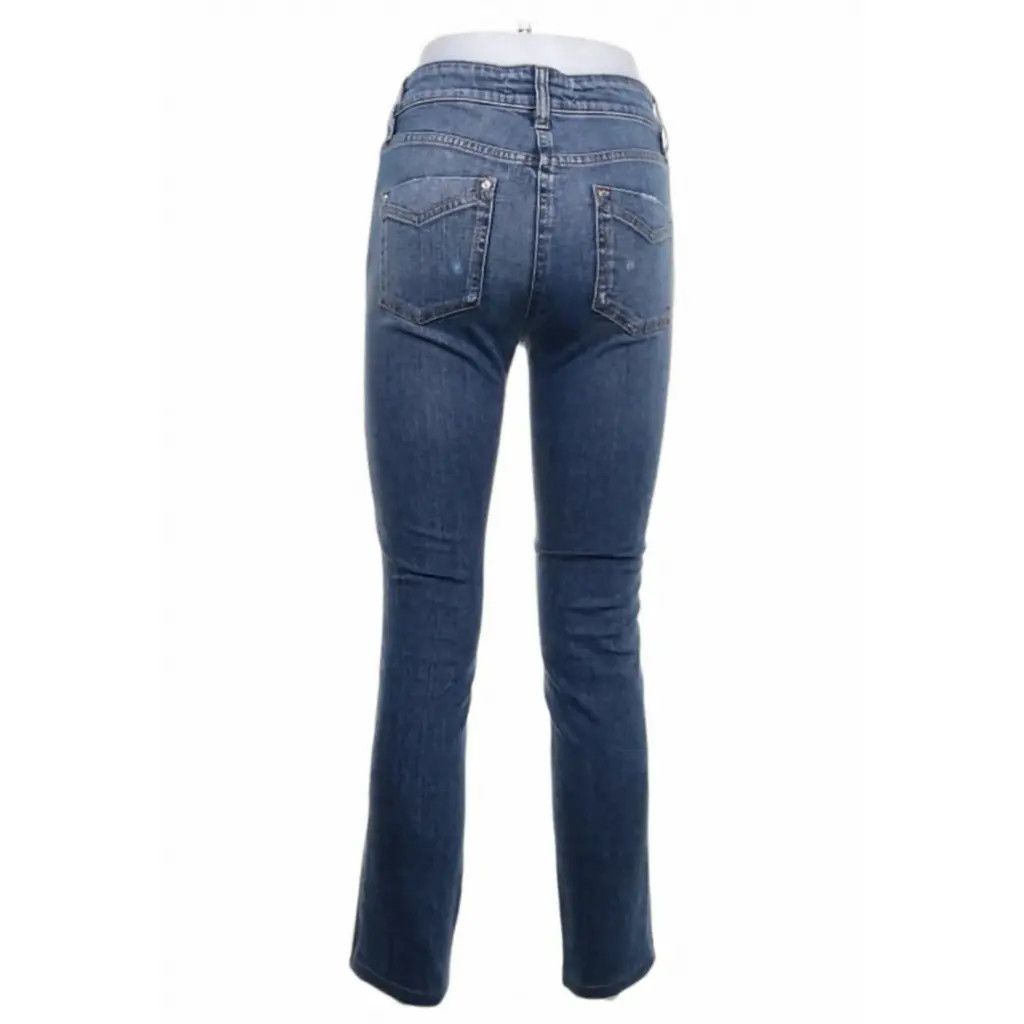 Roberto Cavalli RARE Roberto Cavalli Gold Botanical Embellished Jeans Size 26" / US 2 / IT 38 - 3 Thumbnail