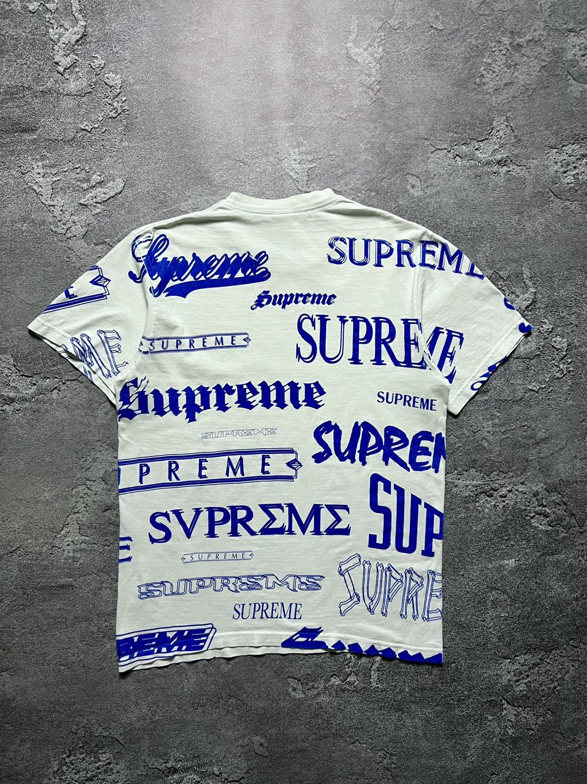 Supreme Vintage Supreme Multi Logo Tee Shirt Monogram Size US S / EU 44-46 / 1 - 11 Thumbnail