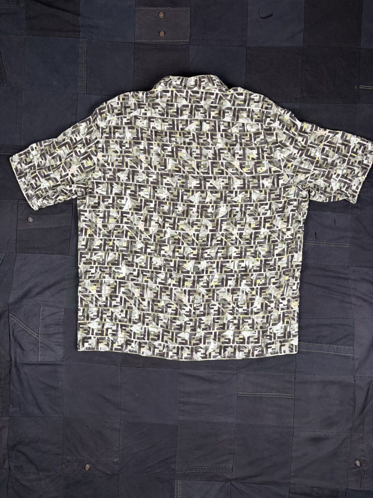 Fendi FF Print Monogram Shirt Size US L / EU 52-54 / 3 - 3 Thumbnail