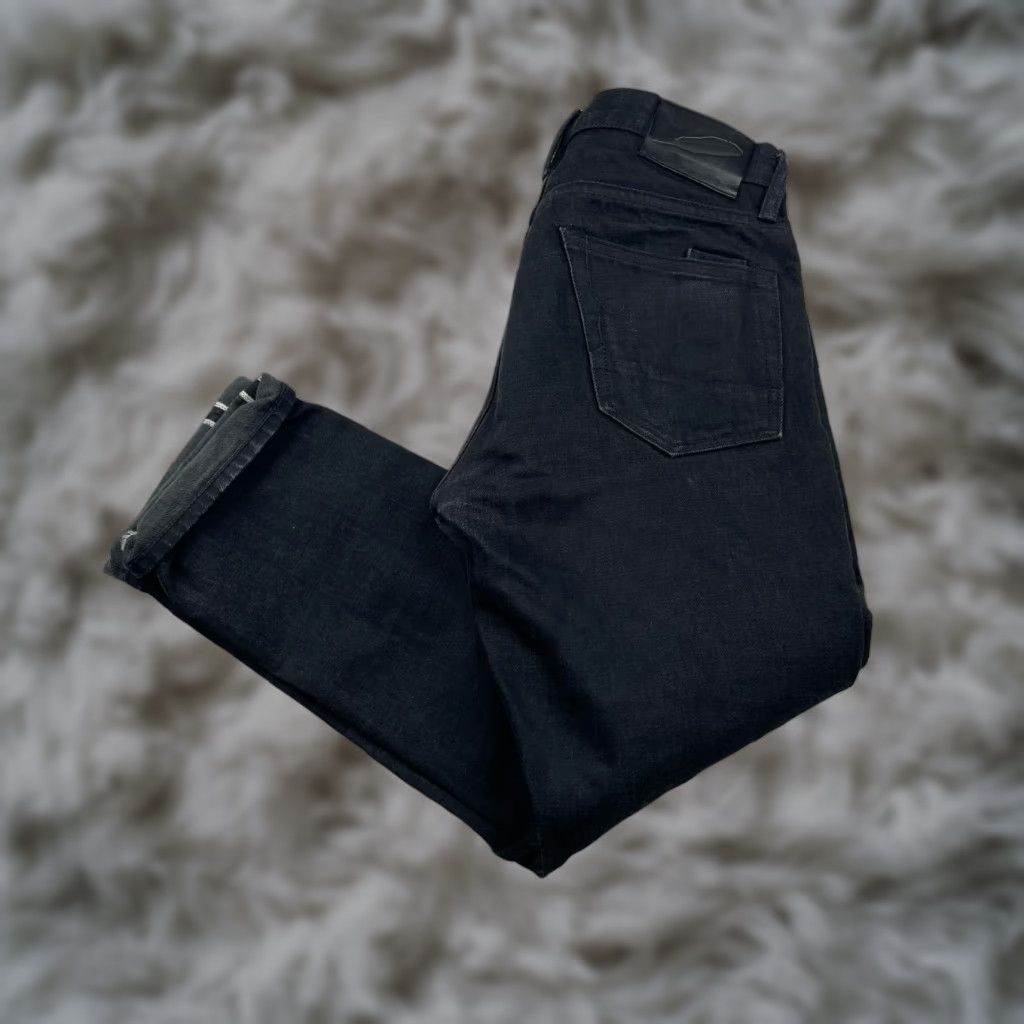 Rogue Territory VINTAGE? No. Rogue Territory Jeans - Men’s Slim Straight 6-Pocket Japan Selvedge Black 29x28 Straight Denim Cotton Mid Rise 29 Mens Size US 29 - 1 Thumbnail