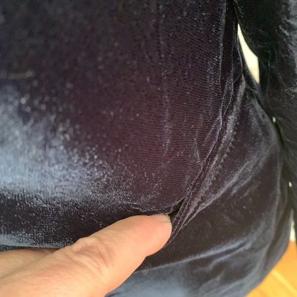Elie Tahari ELIE TAHARI M (size tag missing) navy velvet evening jacket Size M / US 6-8 / IT 42-44 - 6 Thumbnail