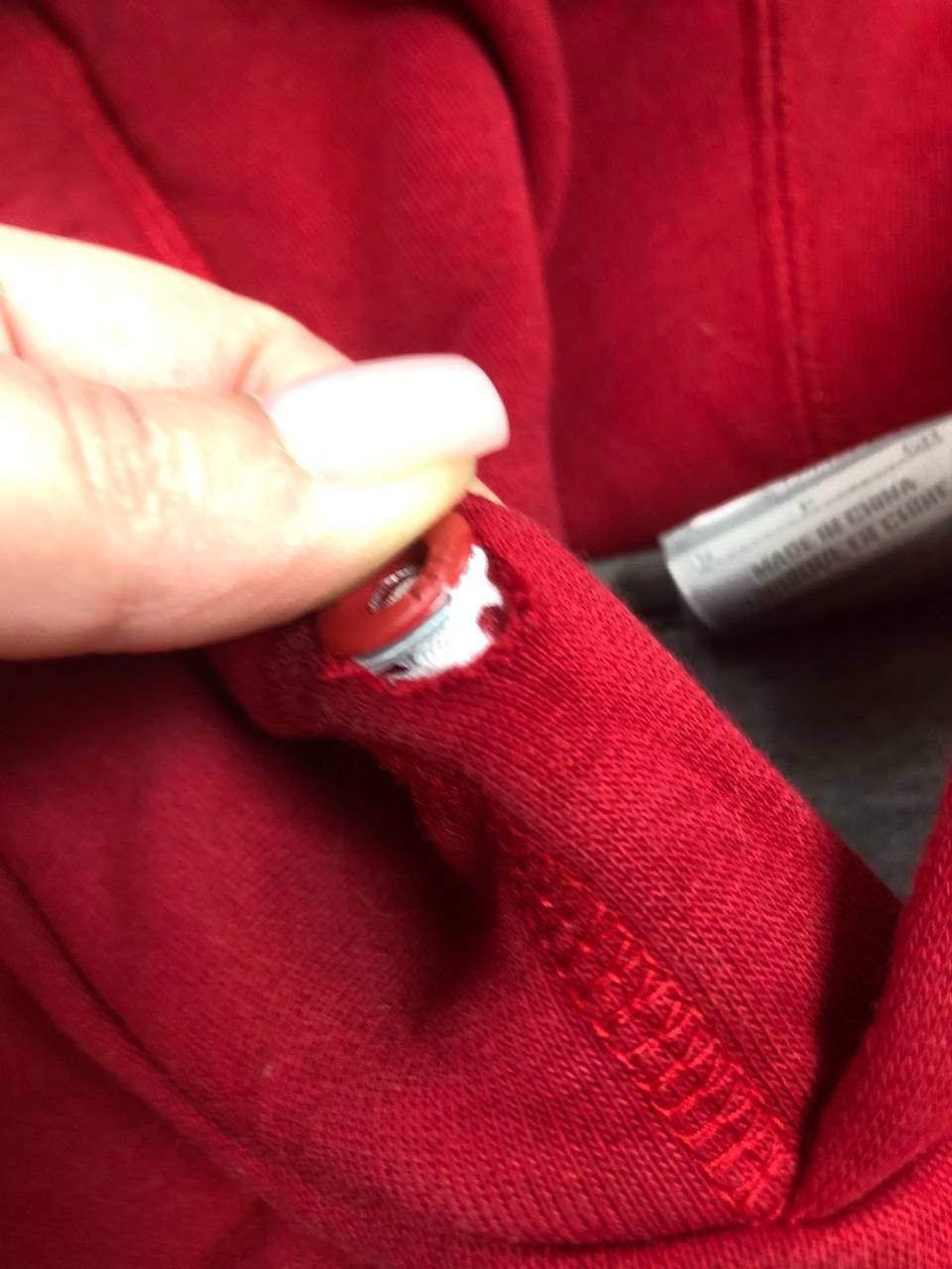 Nike Vintage 2000s Nike Hoodie Big Logo Swoosh Embroidery Red Size US S / EU 44-46 / 1 - 7 Thumbnail