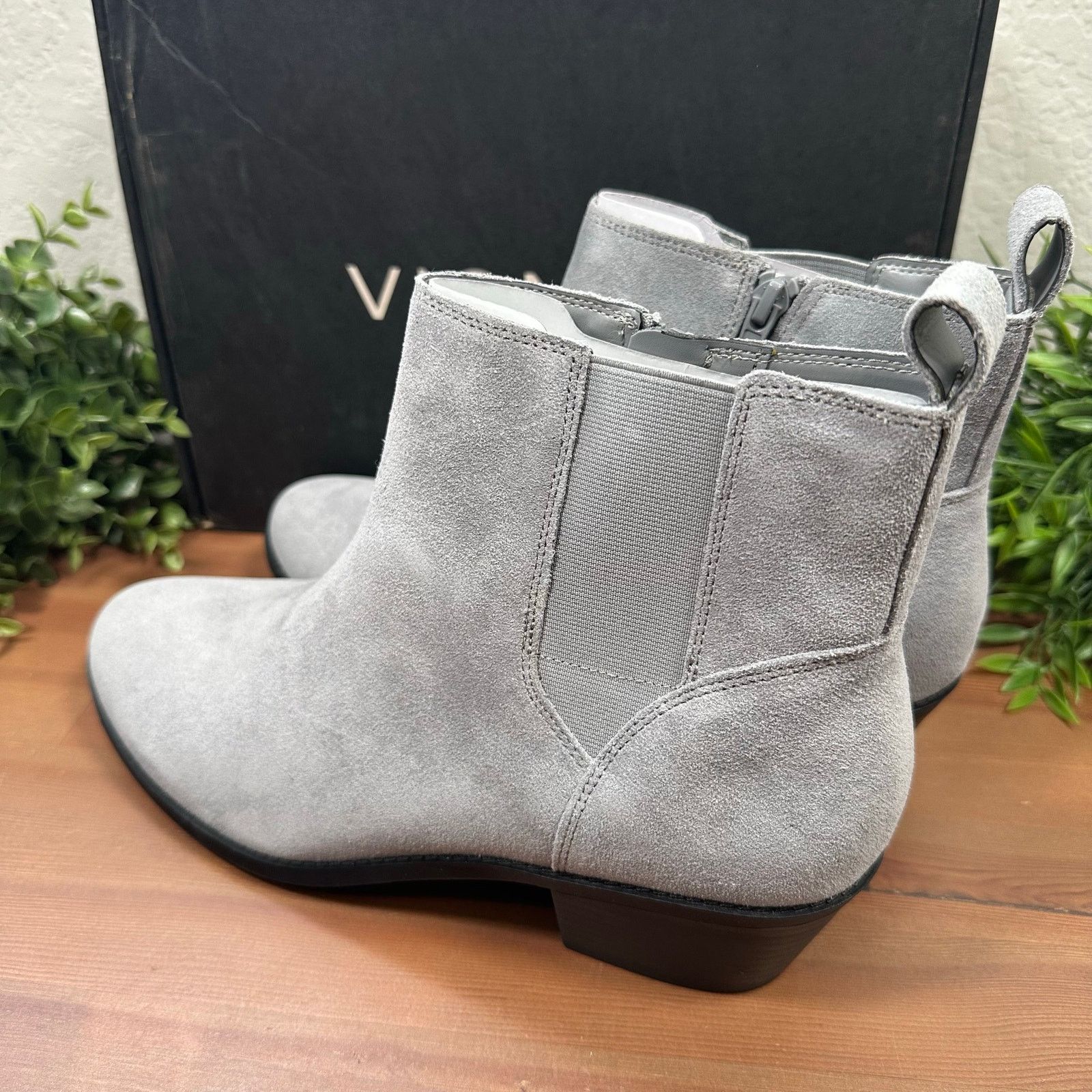 Vionic Vionic Roseland Water-Repellent Suede Ankle Boots Size 11 Size US 11 / IT 41 - 6 Thumbnail