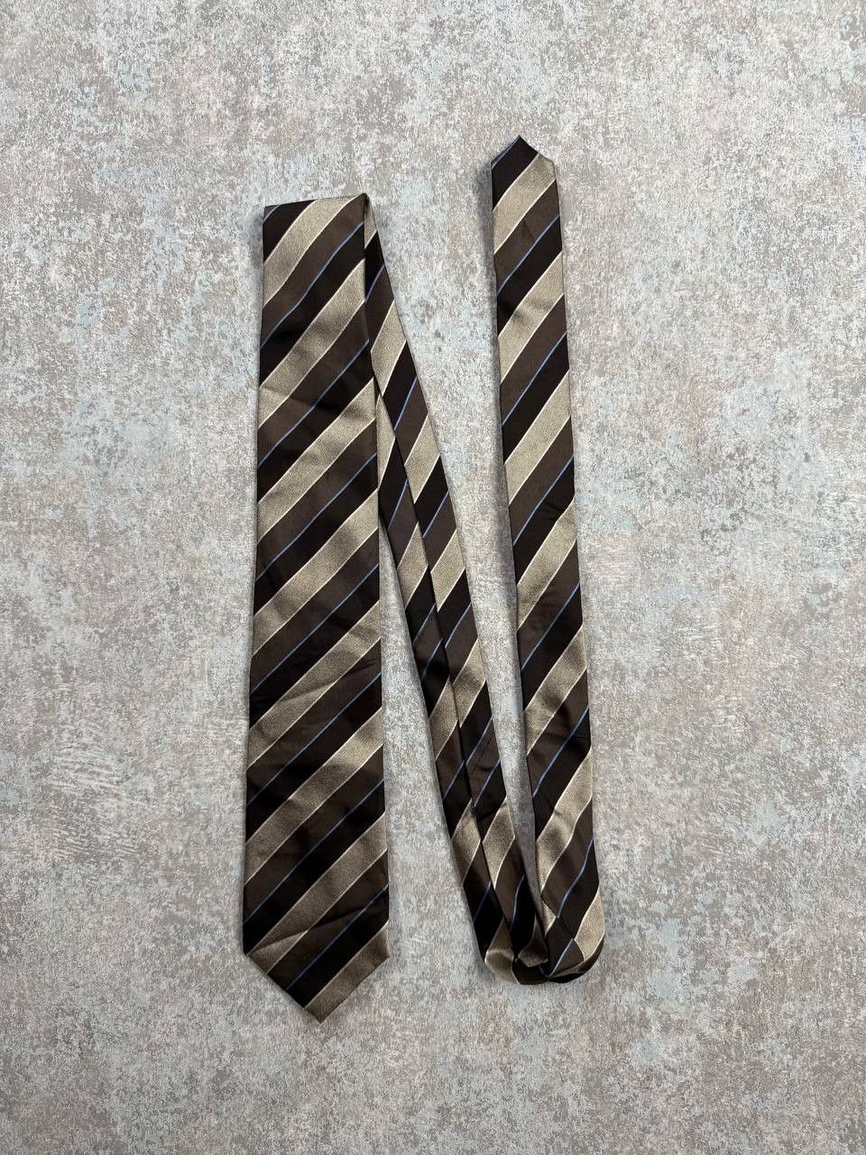 Balmain Balmain Homme Striped 100% Silk Men's Tie Size ONE SIZE - 3 Thumbnail