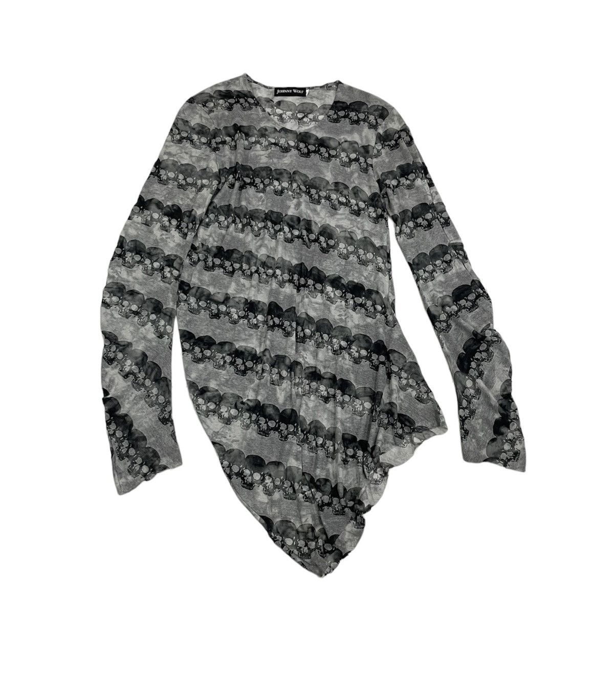 14th Addiction Johnny Wolf Japan Skull Monogram Tshirt Hysteric Style Size US XS / EU 42 / 0 - 2 Thumbnail