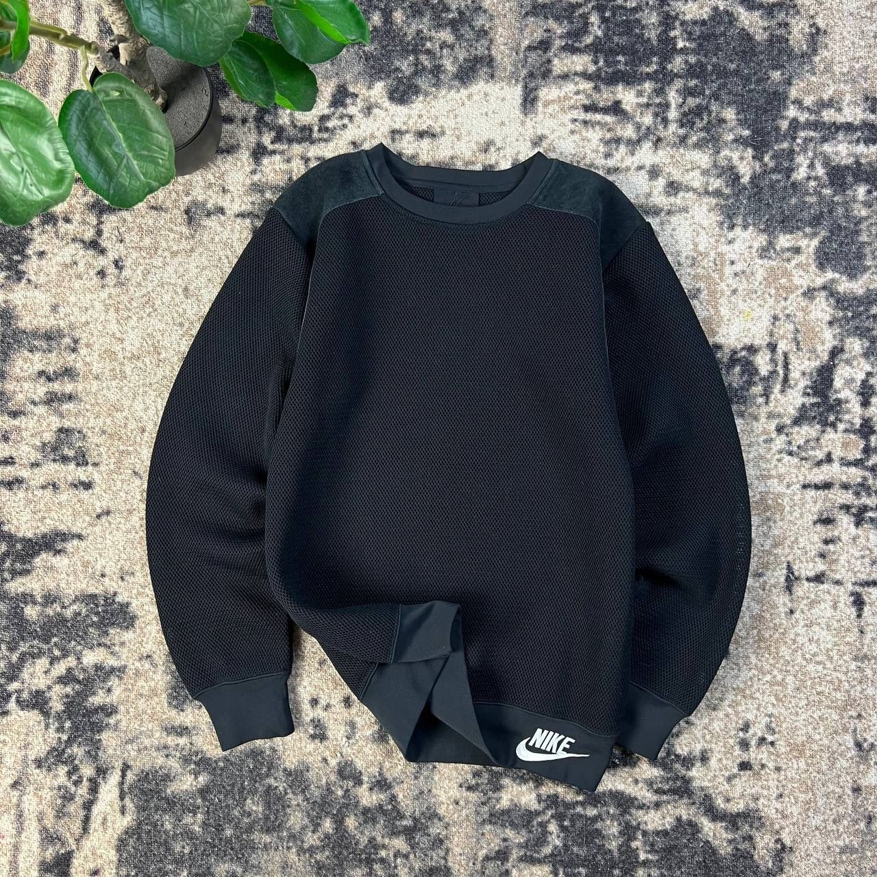 Nike Rare Nike Black Label Vintage Mesh Sweatshirt Size US L / EU 52-54 / 3 - 1 Thumbnail